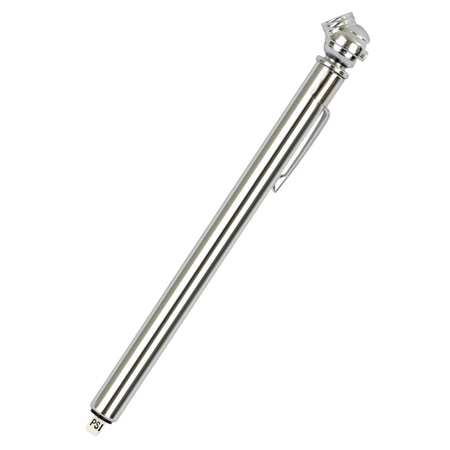 Low Pressure Pencil Tire Gauge For Golf Carts And ATVs Calibrated 1 To 20 PSI In Half Pound Increments Chrome Head With Aluminum Tube Ideal For Air Springs And Low PSI Readings Durable Portable By WYNNsky