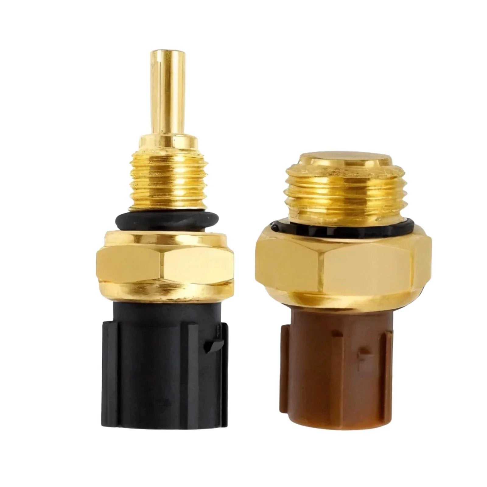 Front view of Coolant Temperature Sensor And Cooling Fan Switch Set For Honda Civic Accord Del Sol CRV And Acura Odyssey 2 Pack With 37870PJ7003 And 37760P0003 Direct Replacement Plug And Play High Quality Vehicle Sensor Switch Kit