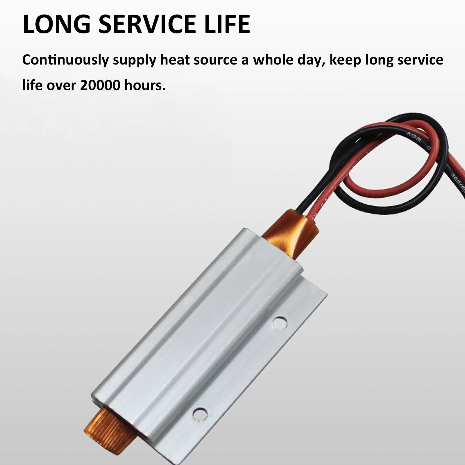 Two Pack 110V PTC Ceramic Heating Plates With Aluminum Shell Insulated Surface Constant Temperature 60C Miniature Heating Tools