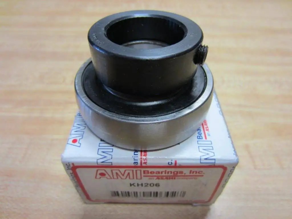 Single KH206-30 Narrow Inner-Ring Eccentric Collar 30 mm bearing insert on box