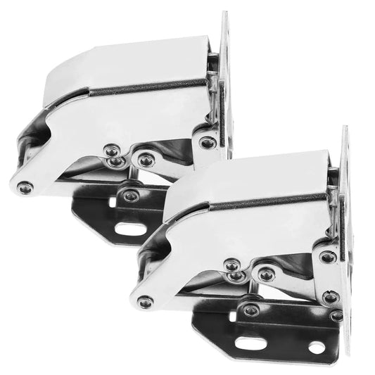 Concealed Inner Hinge Pair For Wardrobe Cabinets 2 Pack Durable Hydraulic Hinges With High Load Capacity Easy To Install