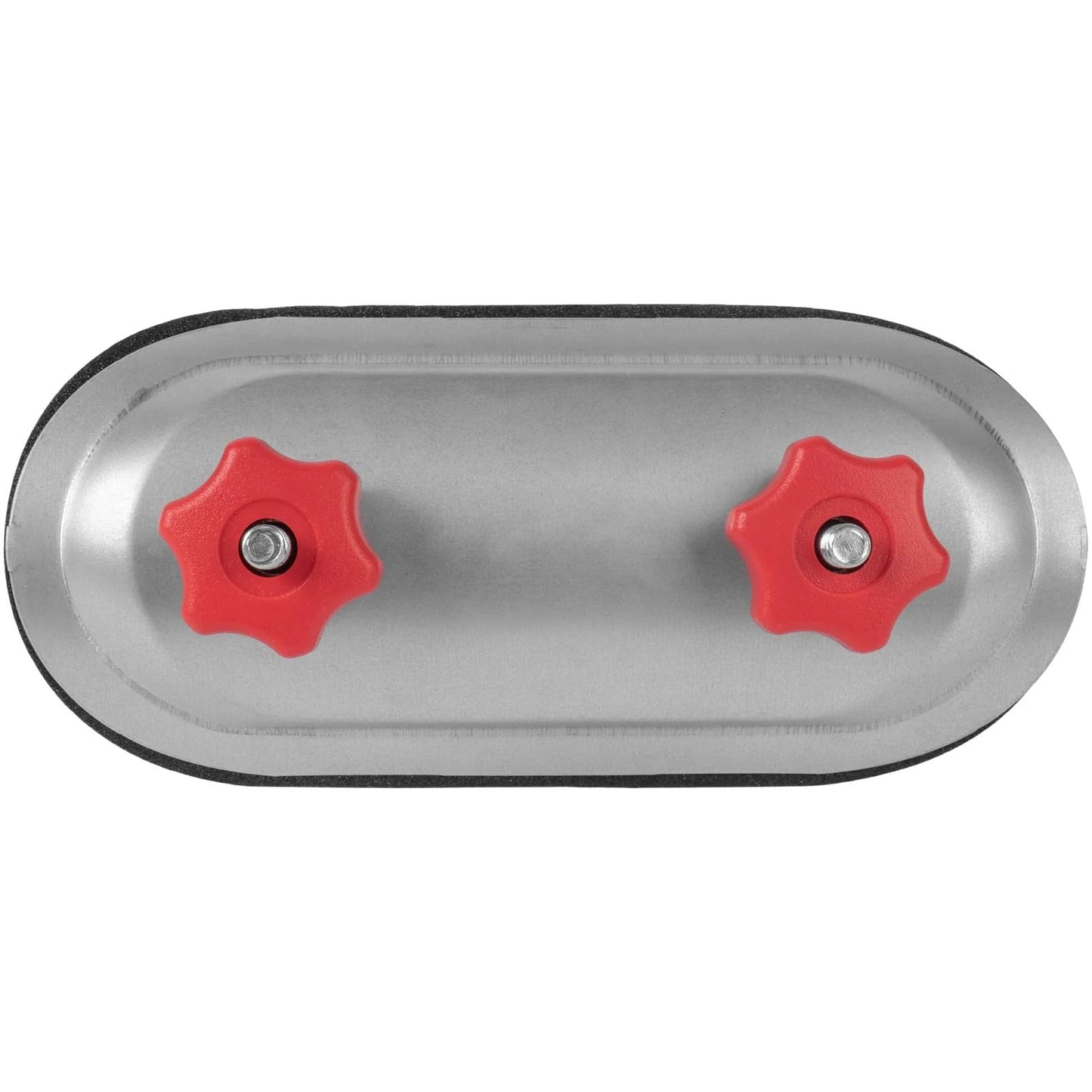 4 Inch Round Duct Access Door With Rubber Gasket And Galvanized Steel Cover For Airtight Seal In Round Spiral Ducts 3.78 To 4.13 Inches No Fuss Maintenance Access EPDM Gasket Knob 7.08 By 3.15 Inch Panel, top view.