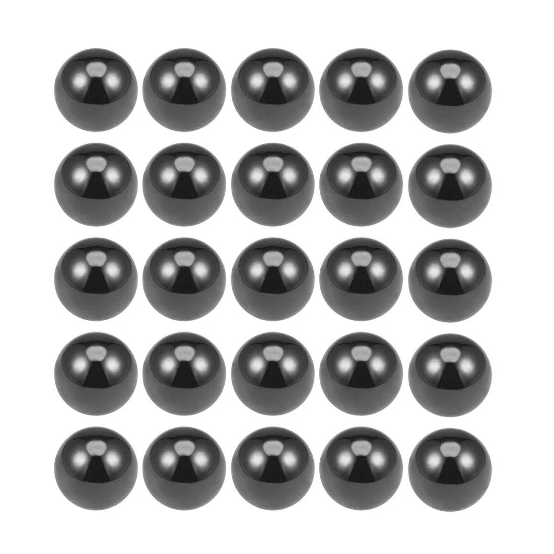 1/4 Inch Ceramic Bearing Balls Silicon Nitride Si3N4 G5 Precision 25 Piece Set, Ultra Smooth Self Lubricating Balls, High Hardness And Wear Resistant, Excellent Corrosion Resistance, Lightweight And Durable