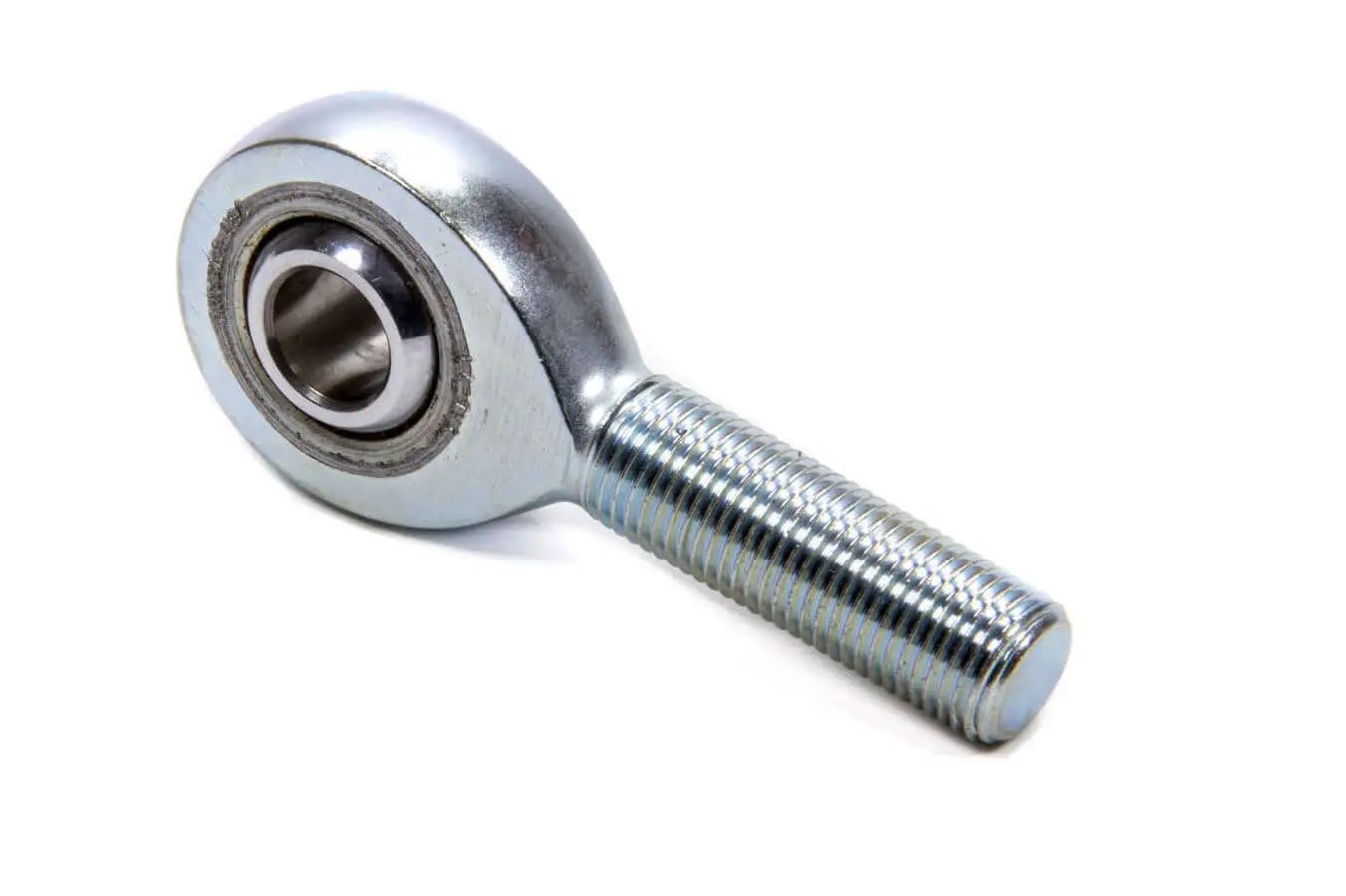 XAM-10T Male Rod End Bearing, 1 Pack, alloy steel PTFE-lined spherical joint with hard chrome-plated ball, side view