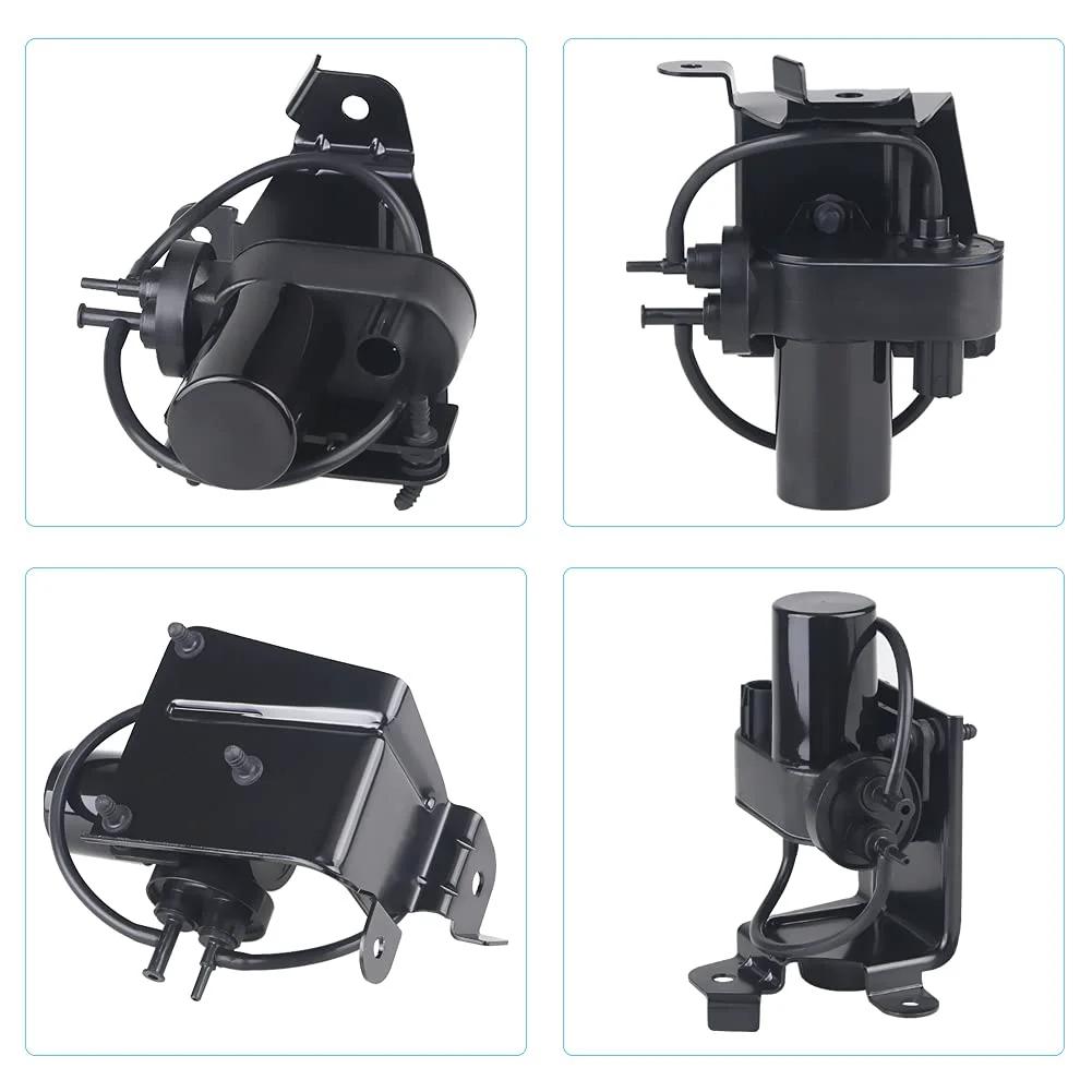 Electric Vacuum Pump Replacement For Ford F250 F350 F450 F550 Super Duty Trucks Excursion E350 E450 And Dodge Ram 2500 3500 2000s To 2010 Direct Fit OEM Style Plug And Play Replaces 904214 6C3Z2A451A, shown from multiple angles.