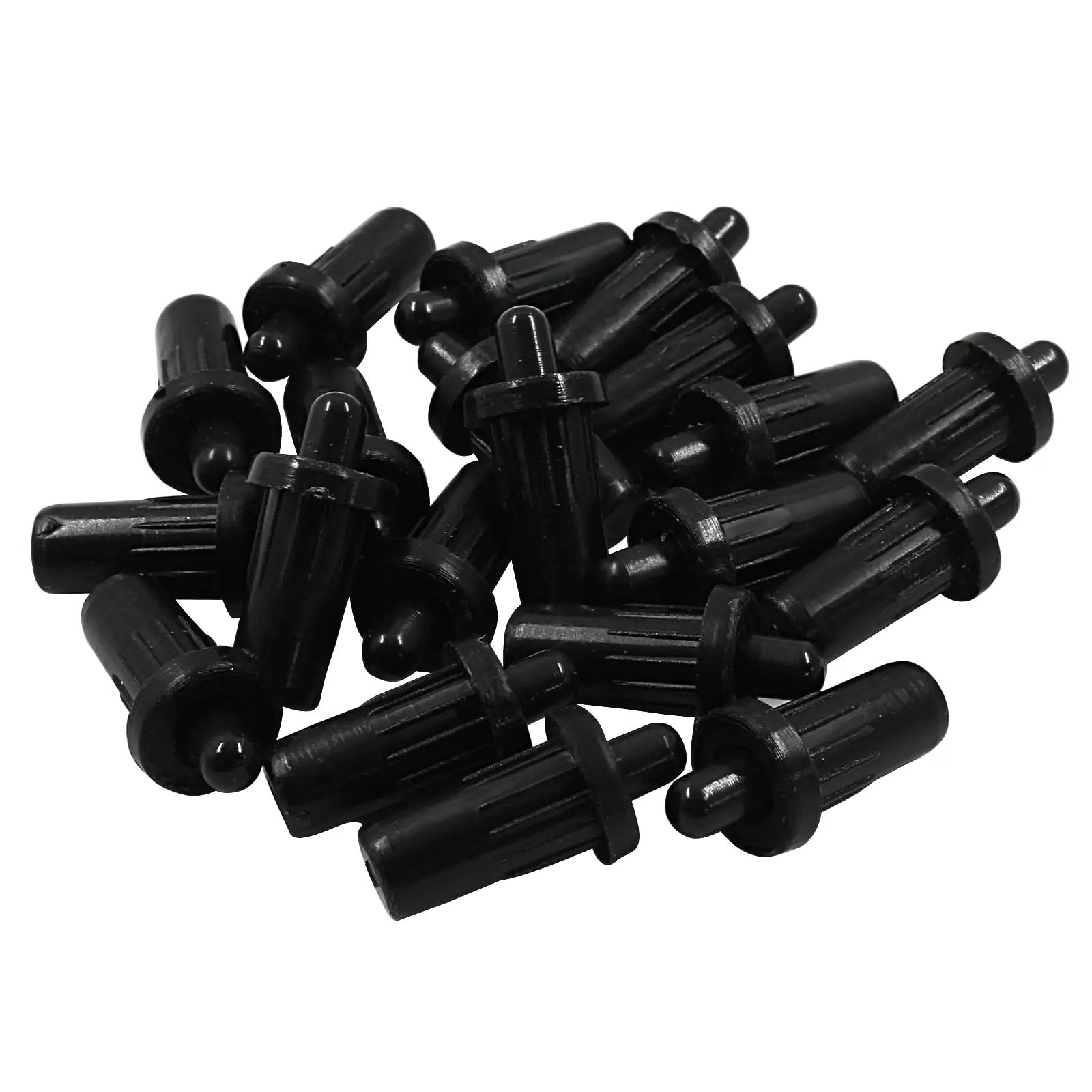 20 Pcs Cabinet Door Dampers Pin Plunger Replacement Kit For Window Shutters Black Easy Install Buffer Pins For Smooth Quiet Close