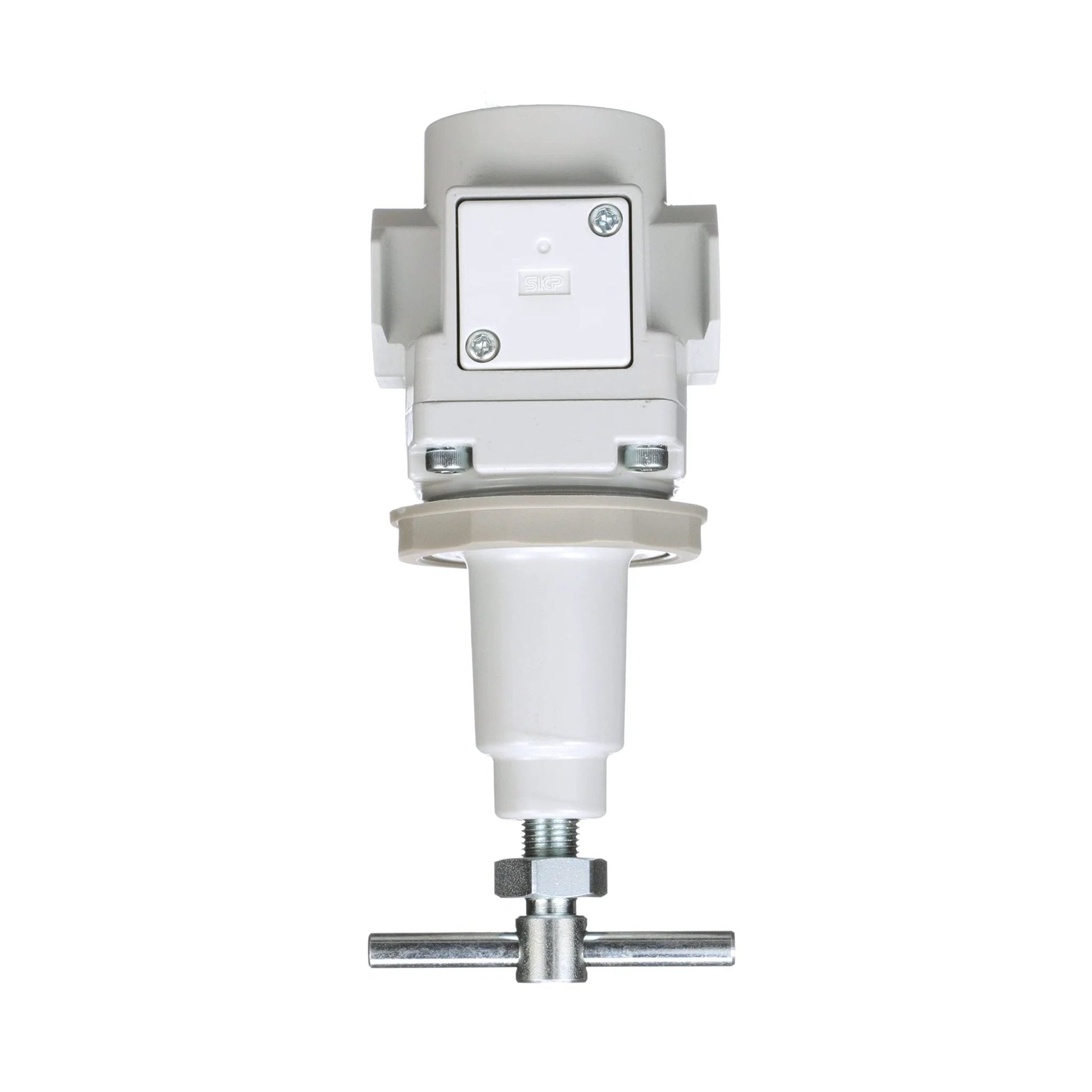 Heavy Duty Air Pressure Regulator With T Handle And Gauge For 3/8 Inch NPT, 0 To 150 PSI Regulation, 250 PSI Max, 110 SCFM At 90 PSI