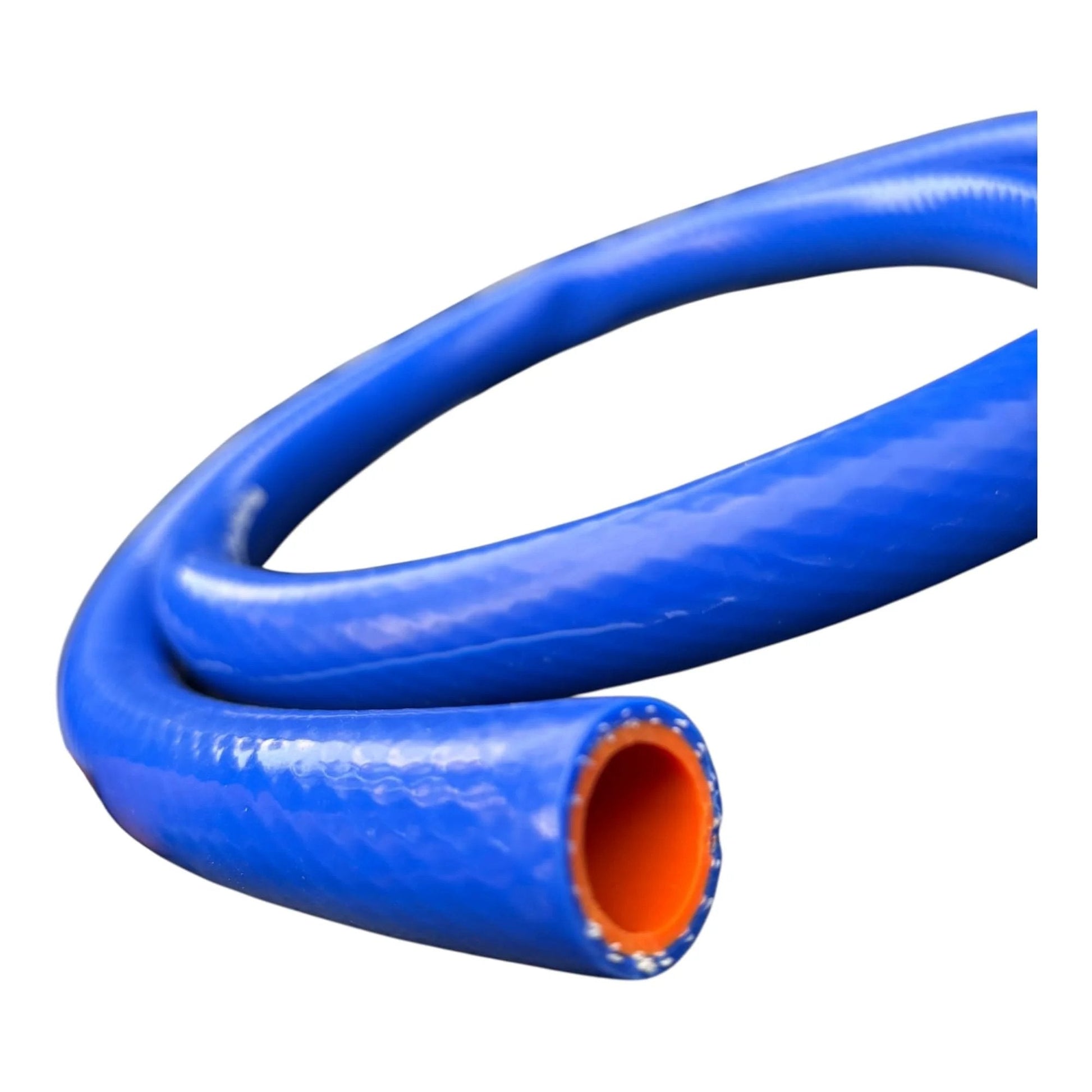 One Inch Silicone Heater Hose Five Foot Roll High Temperature Flexible Durable Automotive And Industrial Hose Blue And Orange