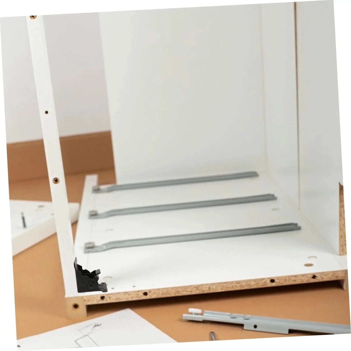 Folding Tea Table Leg Hinge Replacement Kit 2 Pieces Durable Furniture Hardware For Easy Installation And High Load Bearing Capacity For Tables And Chairs Featuring Spring Action Still Strong Steel Build Great For Diy Repairs And Modern Home Furnishings
