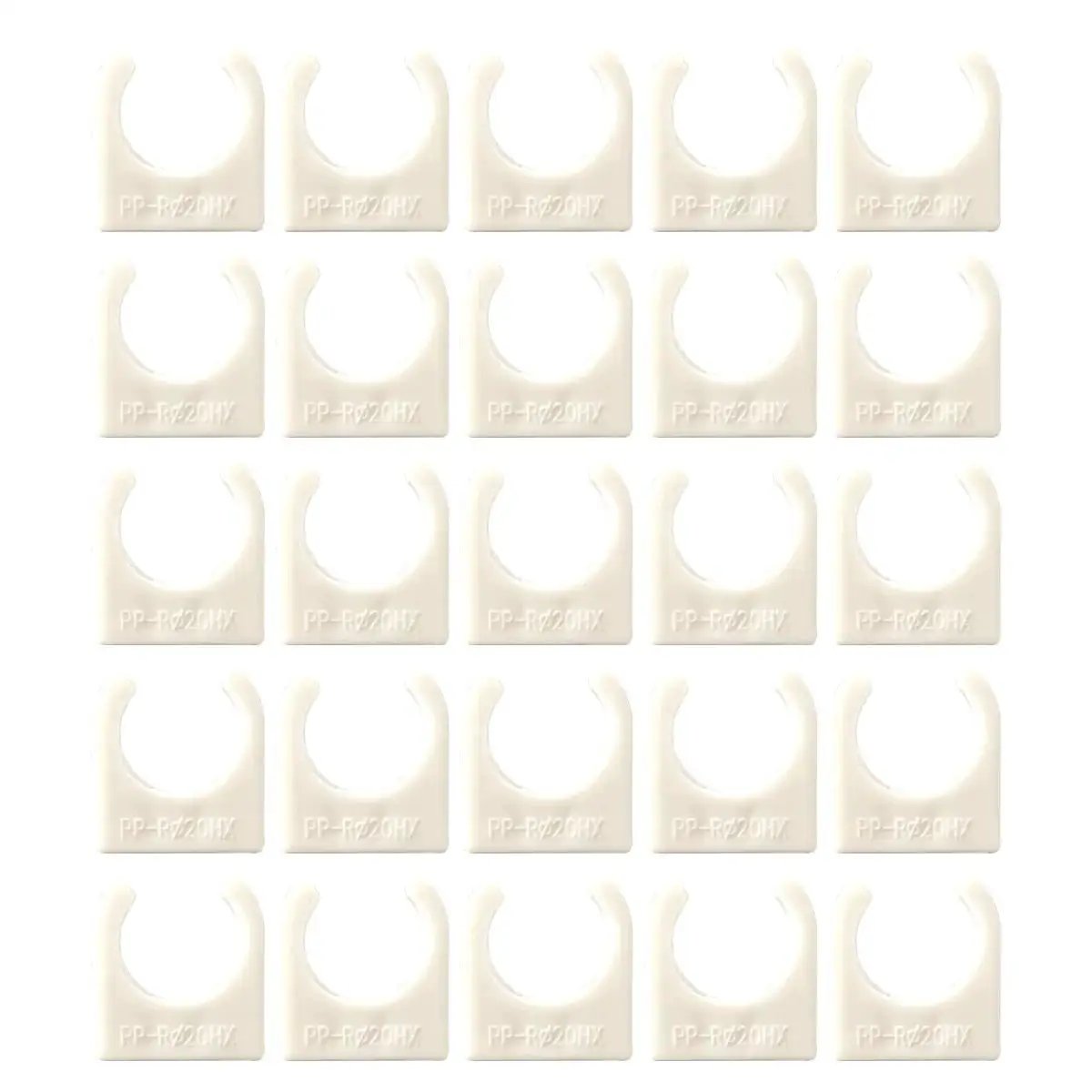25Pcs 130 Size Mini Electric Motors Mounting Bracket Holders For 20mm DC Motors Ideal RC Car DIY Projects ABS White Mounts For Quick Firm Motor Mounting And Stable Installations In Your Custom Builds Lightweight For Easy DIY Mods By EUDAX.