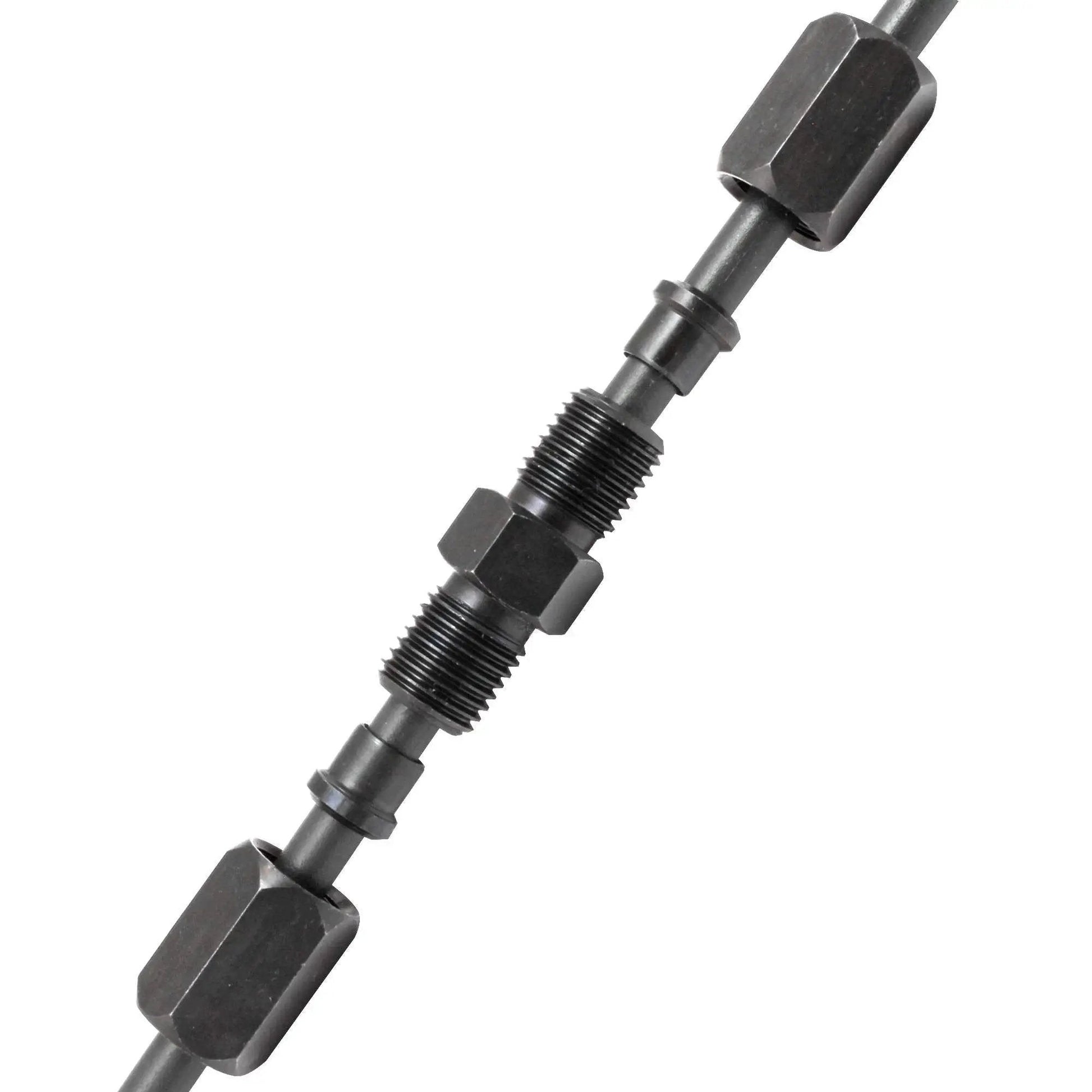 Heavy-Duty 3/8 Inch High-Pressure Compression Union For Tube Repair By 4LifetimeLines Black Oxide Coated Steel Connector