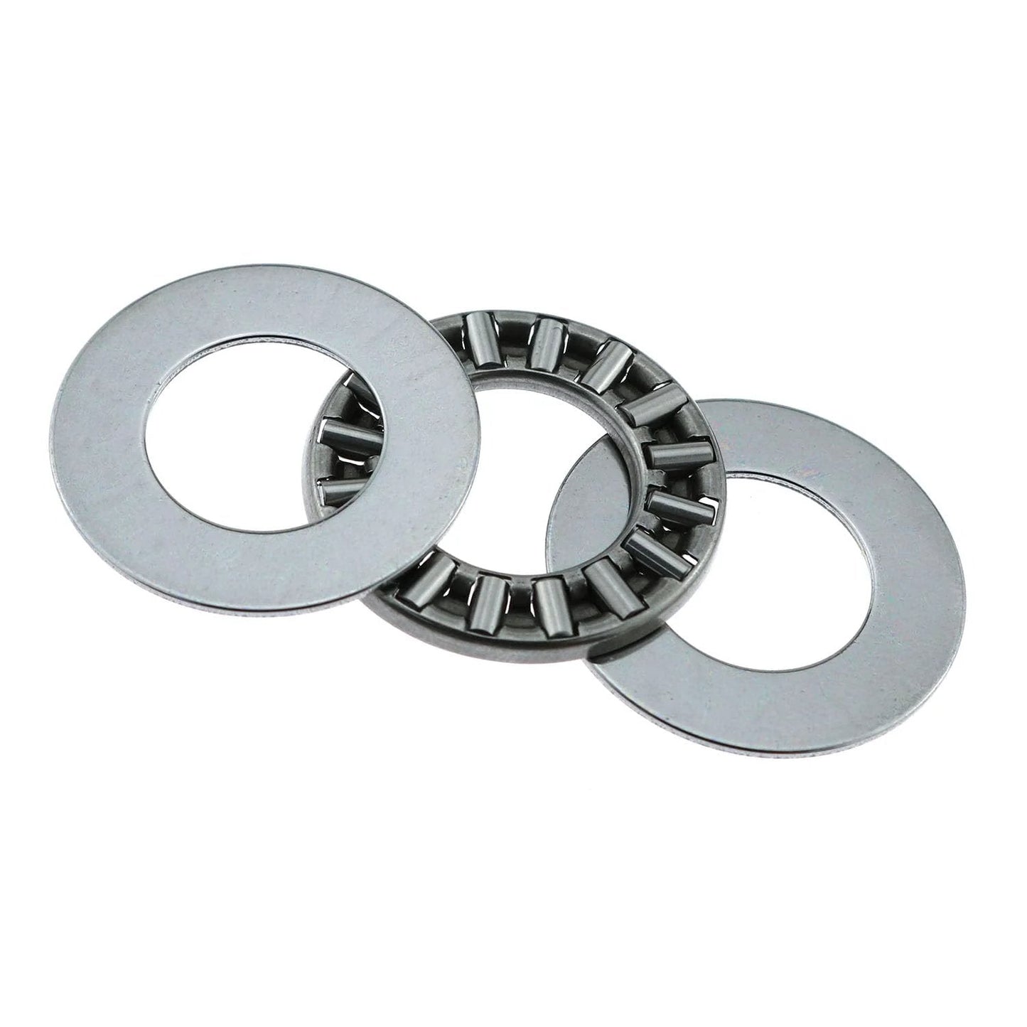 TC815 Thrust Needle Roller Bearings With TRA815 Washers showing two bearings and four washers for precision machinery