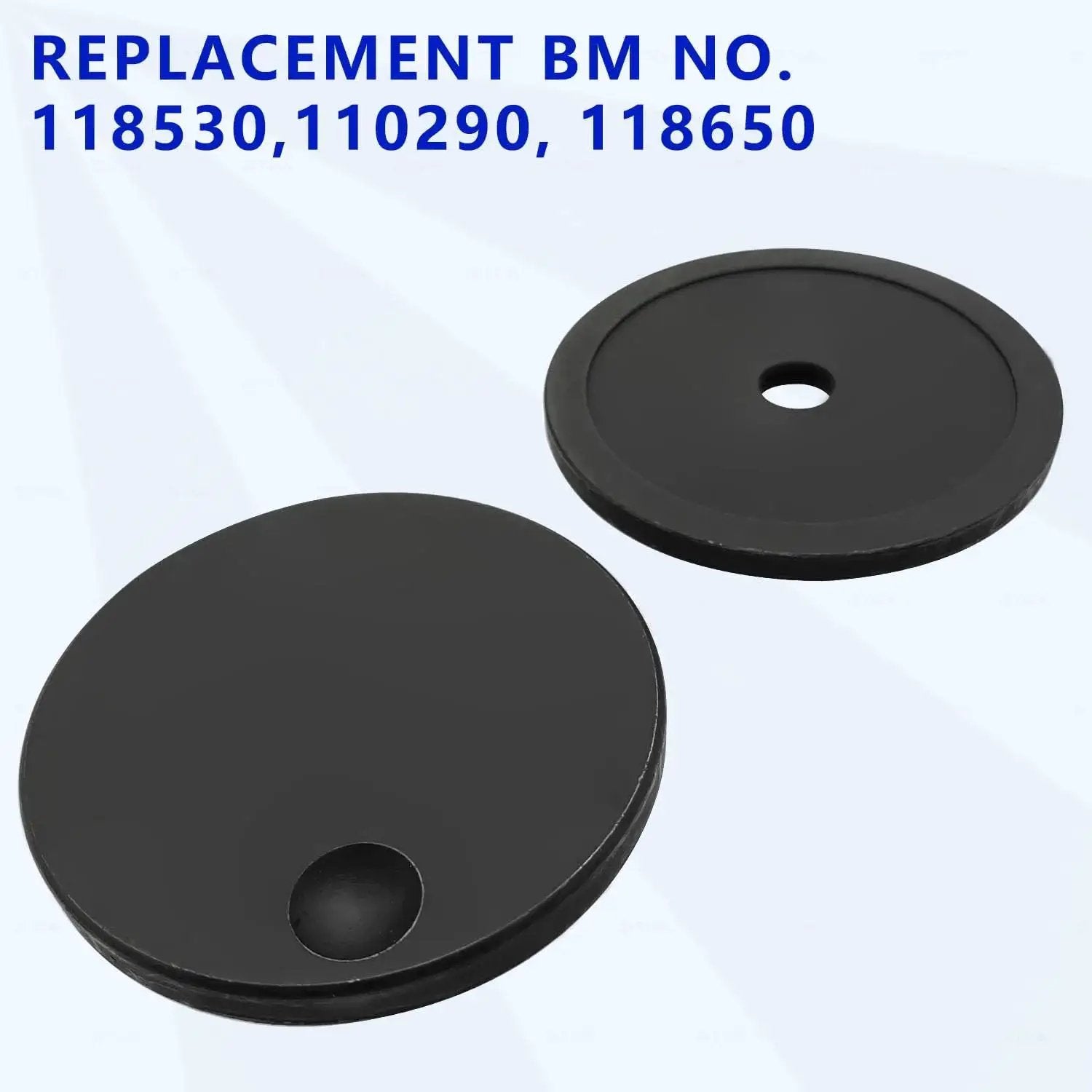 Vacuum Pump Sealing Cover Remover Installer For BMW N53 N54 N55 Engines showing circular caps compatible with OEM 118530 110290 118650