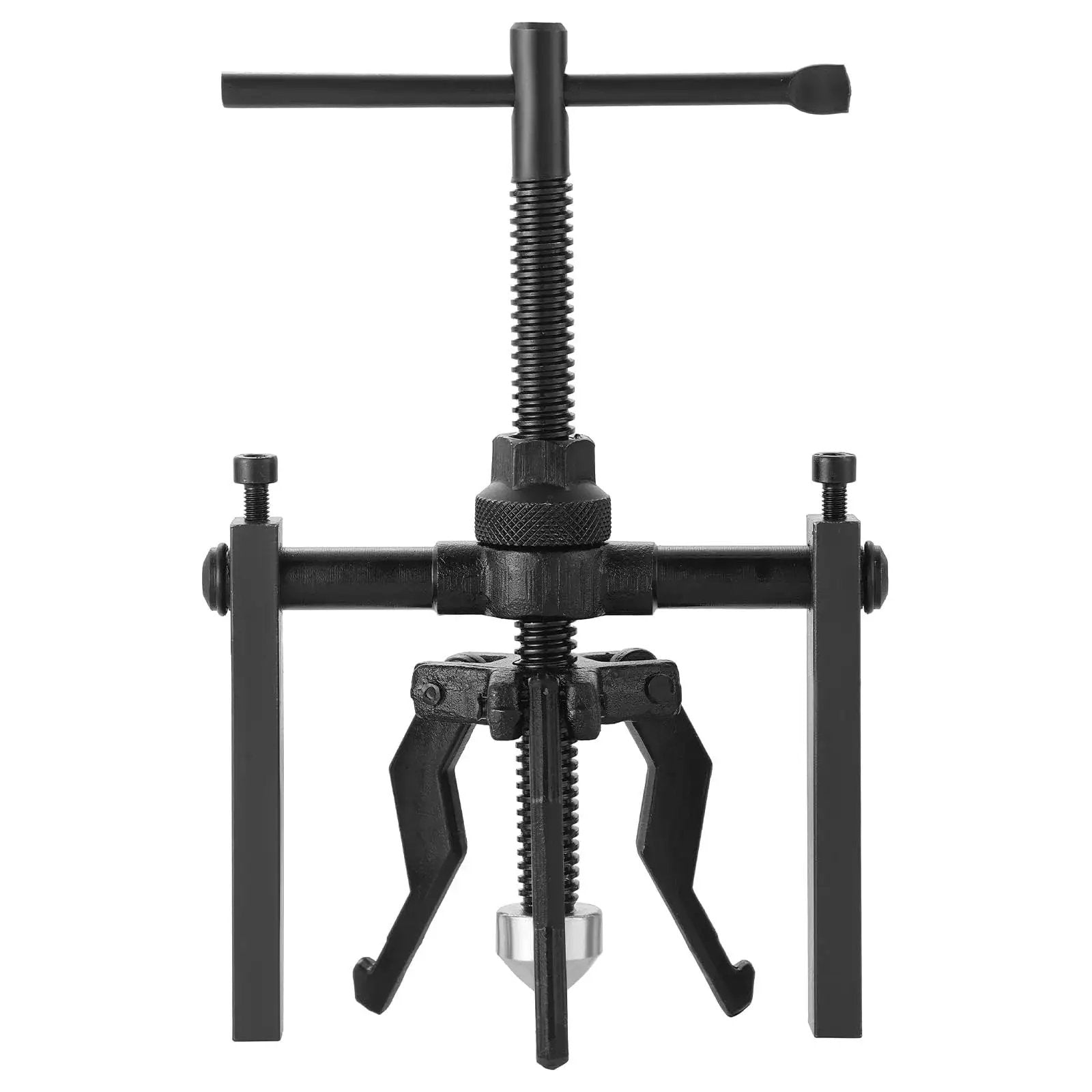 Three Jaw Inner Bearing Puller Set For Blind Bearings And Bushings Heavy Duty Gear Extractor, carbon steel construction, front view.