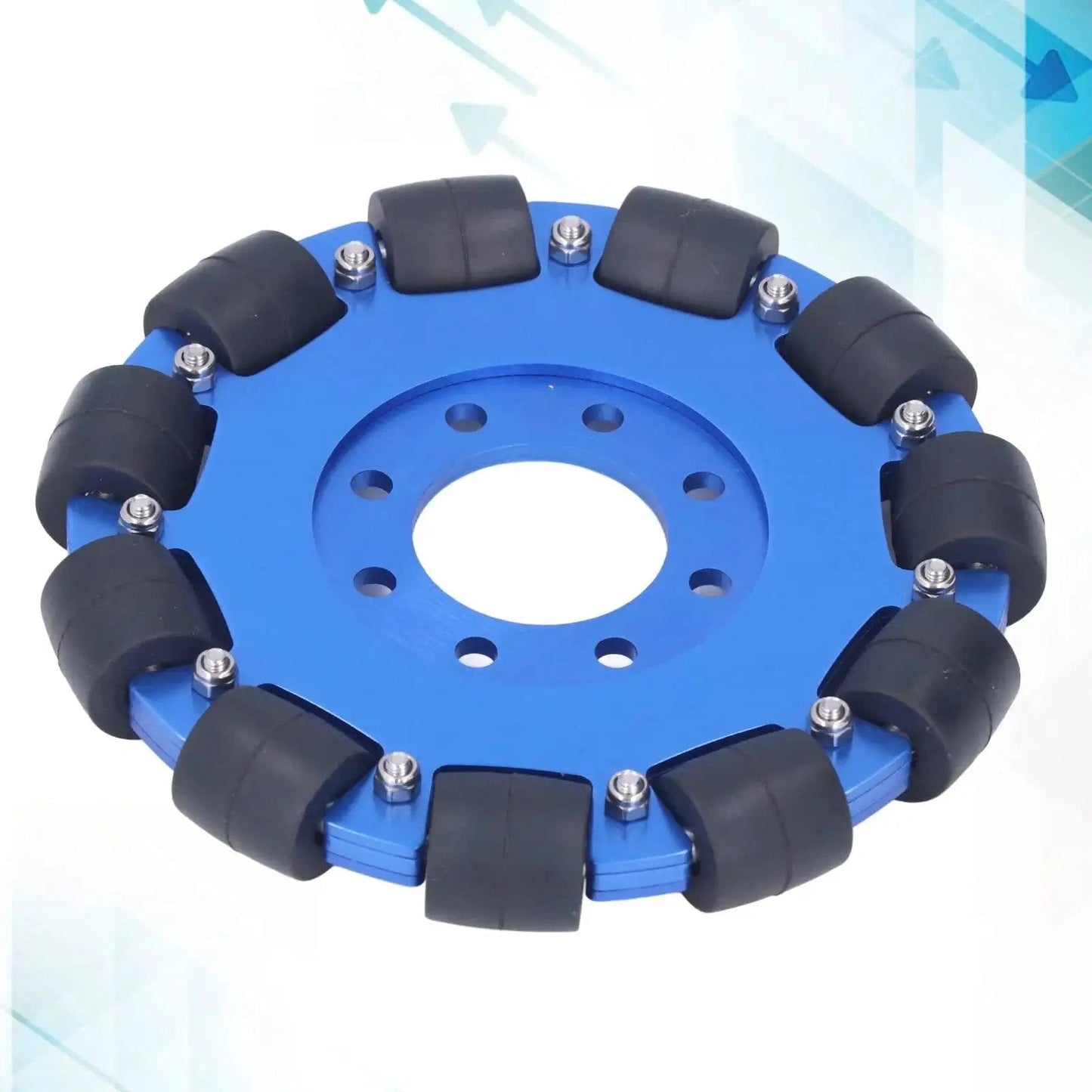 Five Inch Omnidirectional Aluminum Alloy Hub Wheel For Robot DIY Single Wheel M5604 0014 0127 Precision Machined Omni Wheel