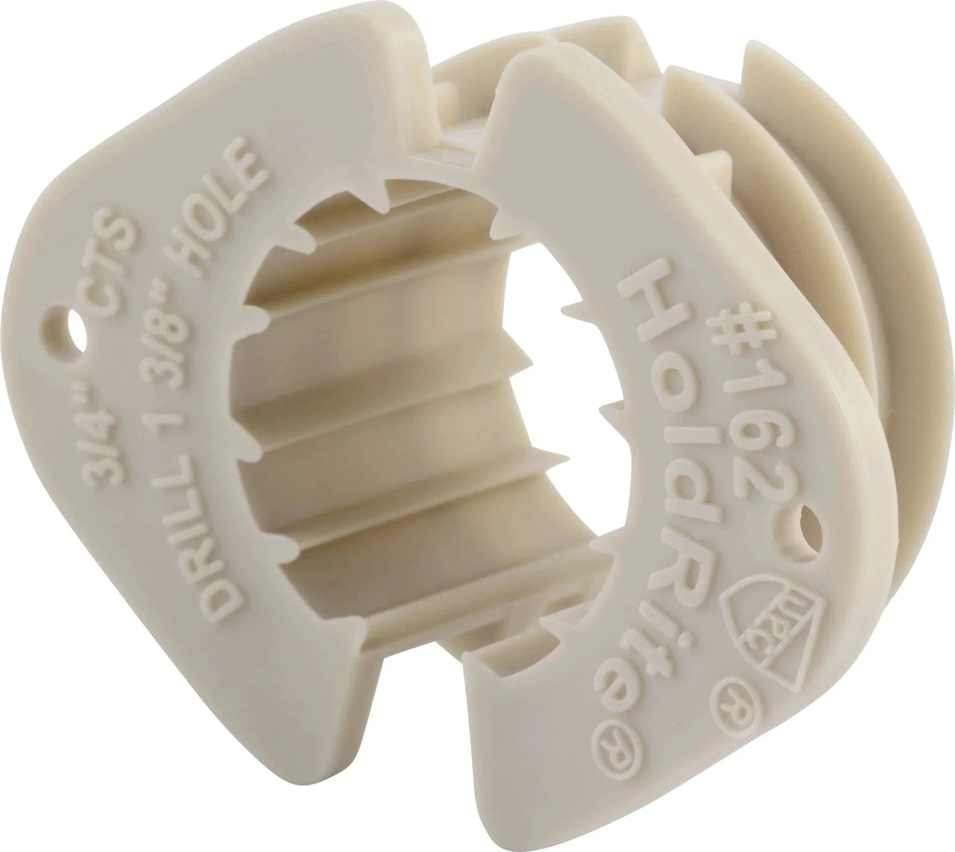 Three Quarter Inch Thru Stud Isolation Clamp For PEX Copper CPVC Tubing, Easy Install, 10 Pack Pipe Support by HoldRite 162Z10