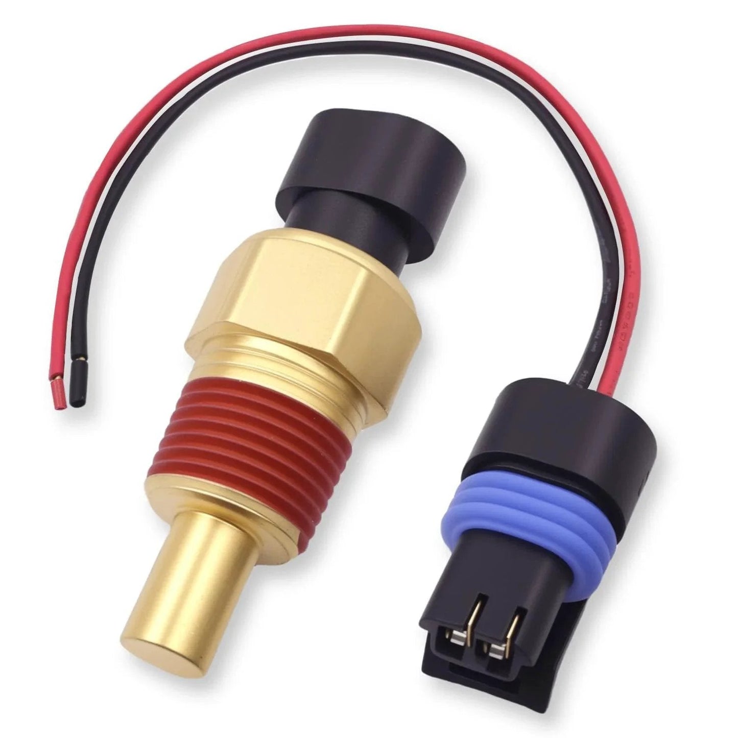 Engine Coolant Temperature Sensor ECT Water Temperature Sensor For Chevy Silverado GMC Sierra C K 1500 2500 3500 With Connector By VEHICODE