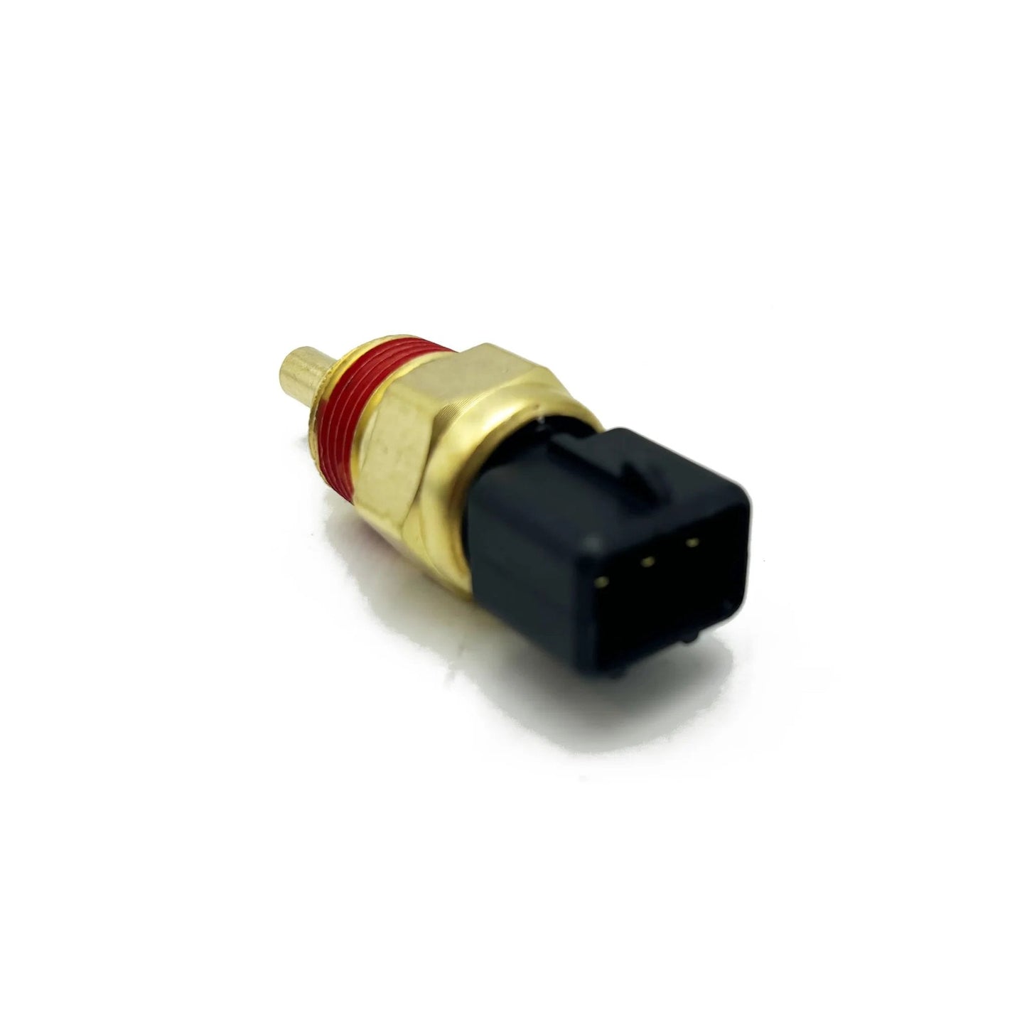 Engine Coolant Temperature Sensor Replacement For Hyundai Accent Elantra Sonata Tucson side view showing brass and plastic components.