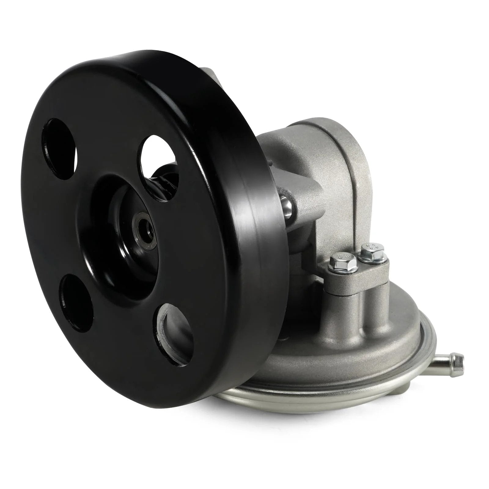 Front view of Vacuum Pump With Pulley For Isuzu NPR NPR HD 1995 To 2020 V8 Gas Engines L96 LQ4 LY6 L31 L05 Replacement
