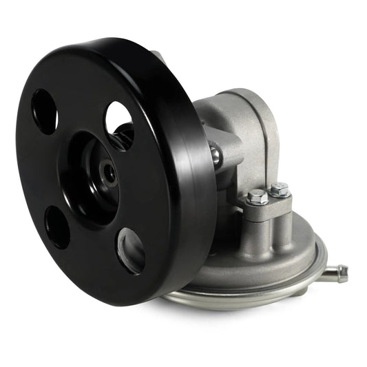 Front view of Vacuum Pump With Pulley For Isuzu NPR NPR HD 1995 To 2020 V8 Gas Engines L96 LQ4 LY6 L31 L05 Replacement