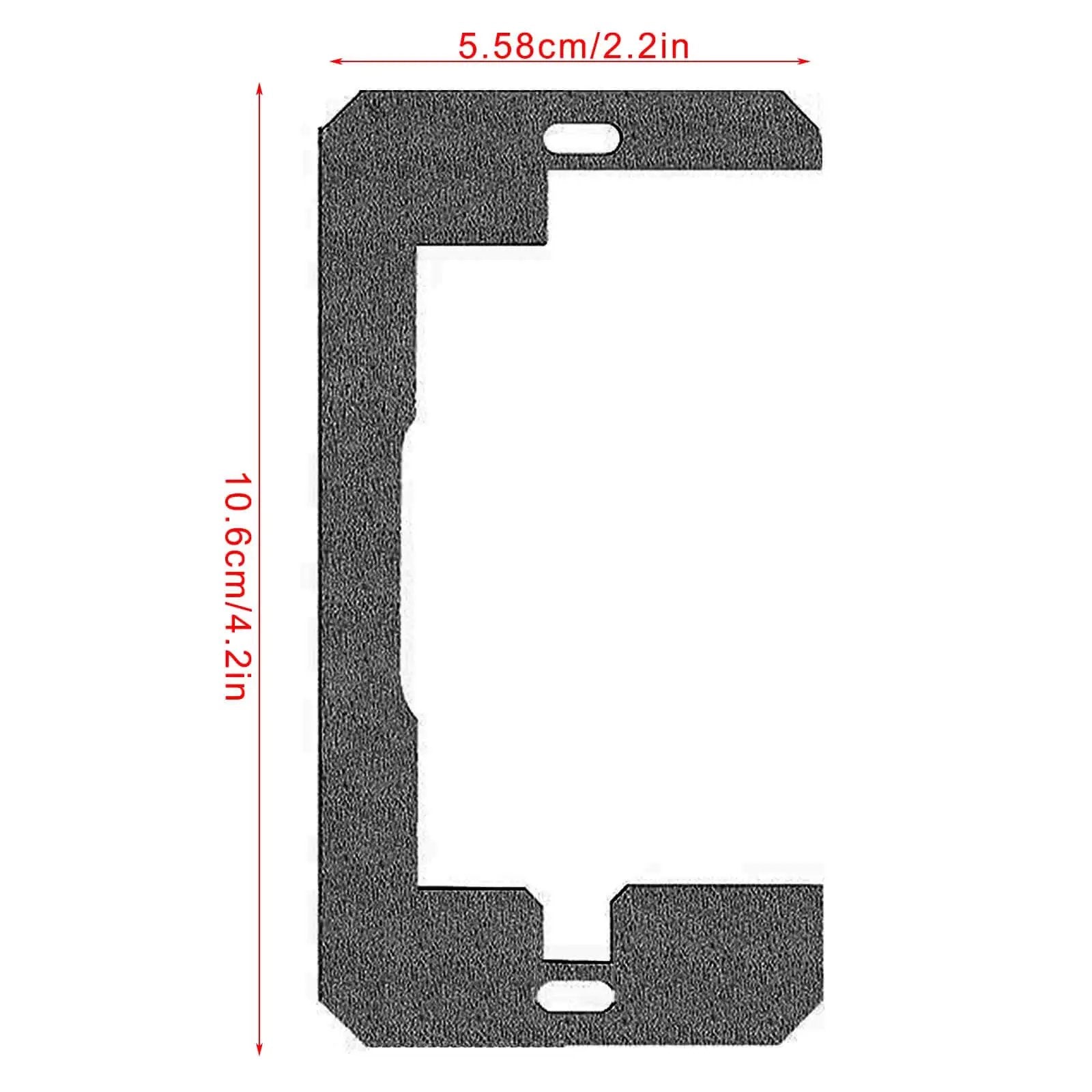 Outlet Spacers and Wall Plate Shims 20 Piece Iron Set for Fixing Wobbly Receptacles in Home and Office Black Finish Easy Install