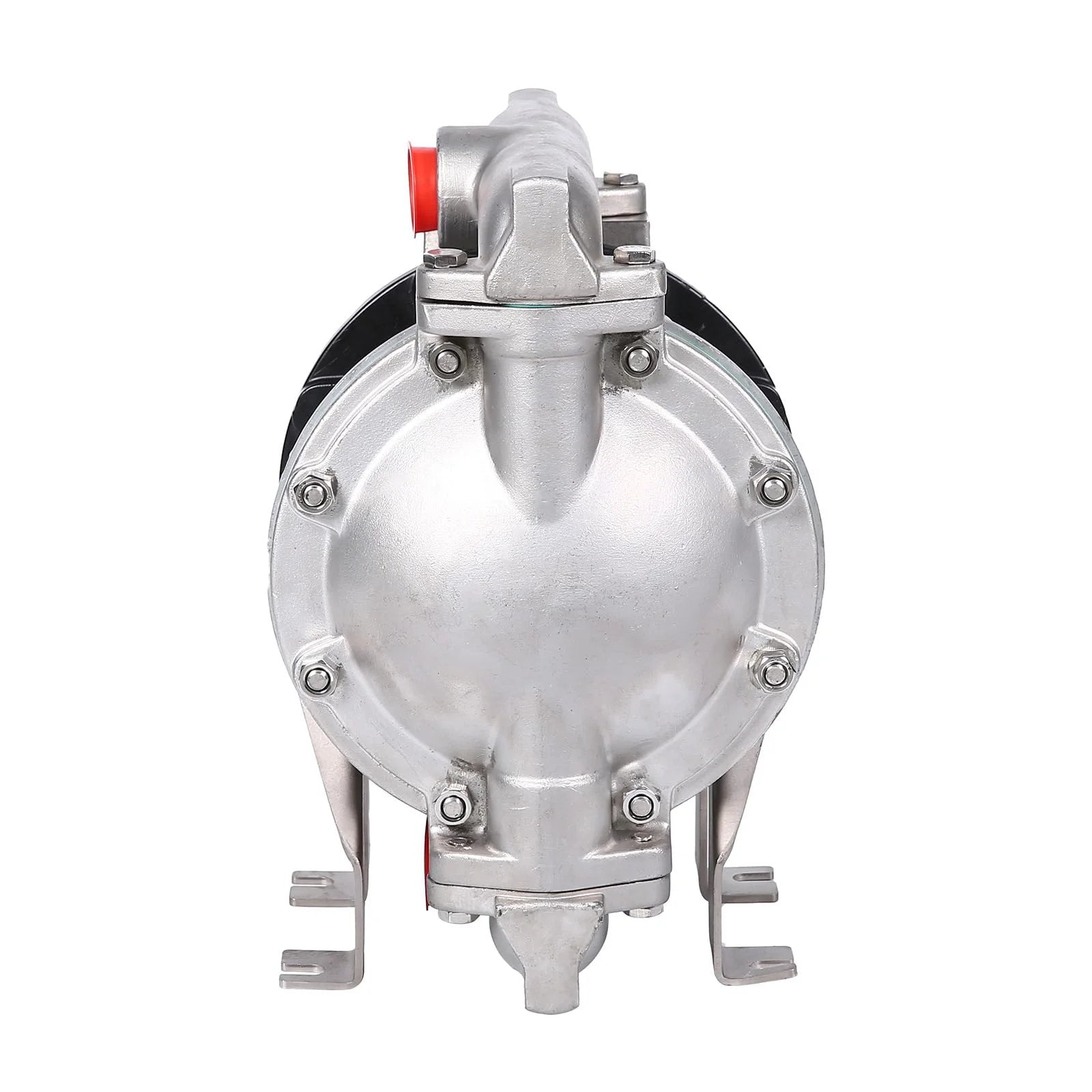 Front view of Air Operated Double Diaphragm Pump For Chemical And Waste Oil Transfer 1 Inch Inlet And Outlet 35 GPM Pneumatic Pump DN25