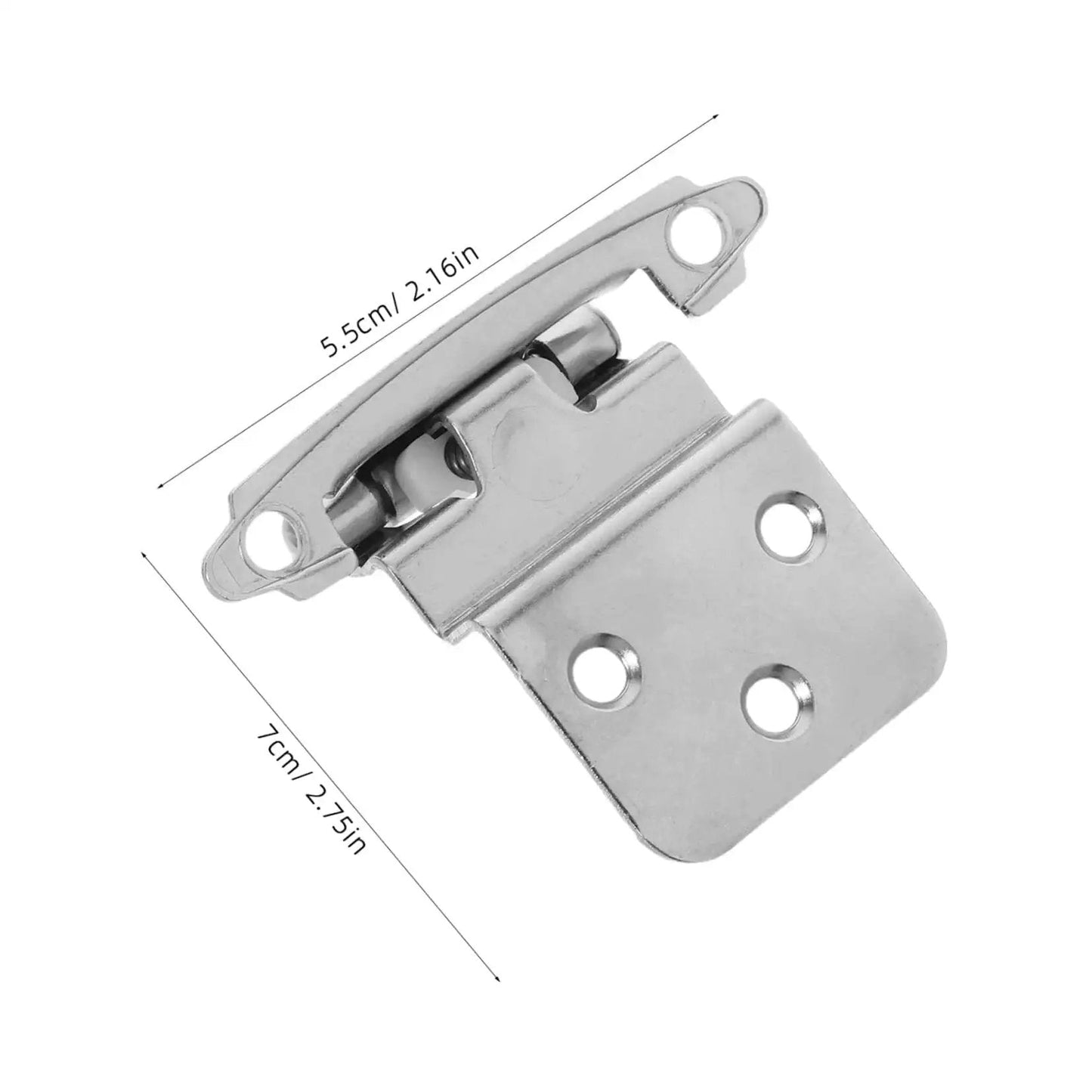 Self Closing Inset Cabinet Hinges Flush Mount Design For Kitchen Bathrooms And Bedroom Cabinets Quiet Close Waterproof Durable Metal Hardware