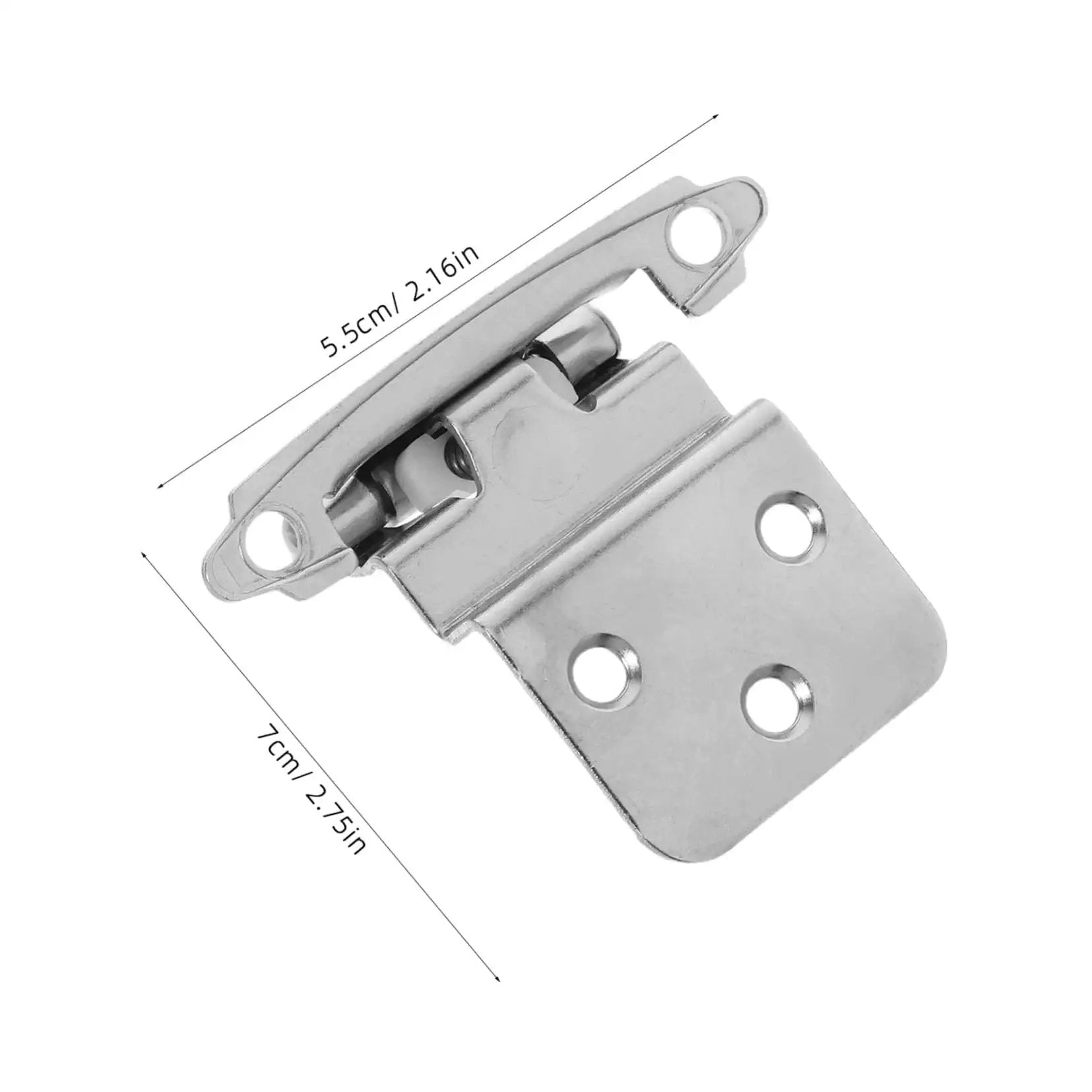 Self Closing Inset Cabinet Hinges Flush Mount Design For Kitchen Bathrooms And Bedroom Cabinets Quiet Close Waterproof Durable Metal Hardware