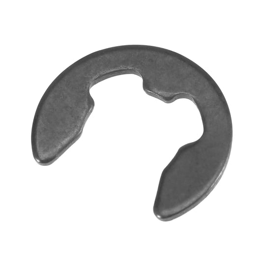 Heavy Duty External Retaining Ring Snap Clip E Clip 10mm Outer Diameter 4.8mm Inner Diameter 0.8mm Thick Carbon Steel Blackened