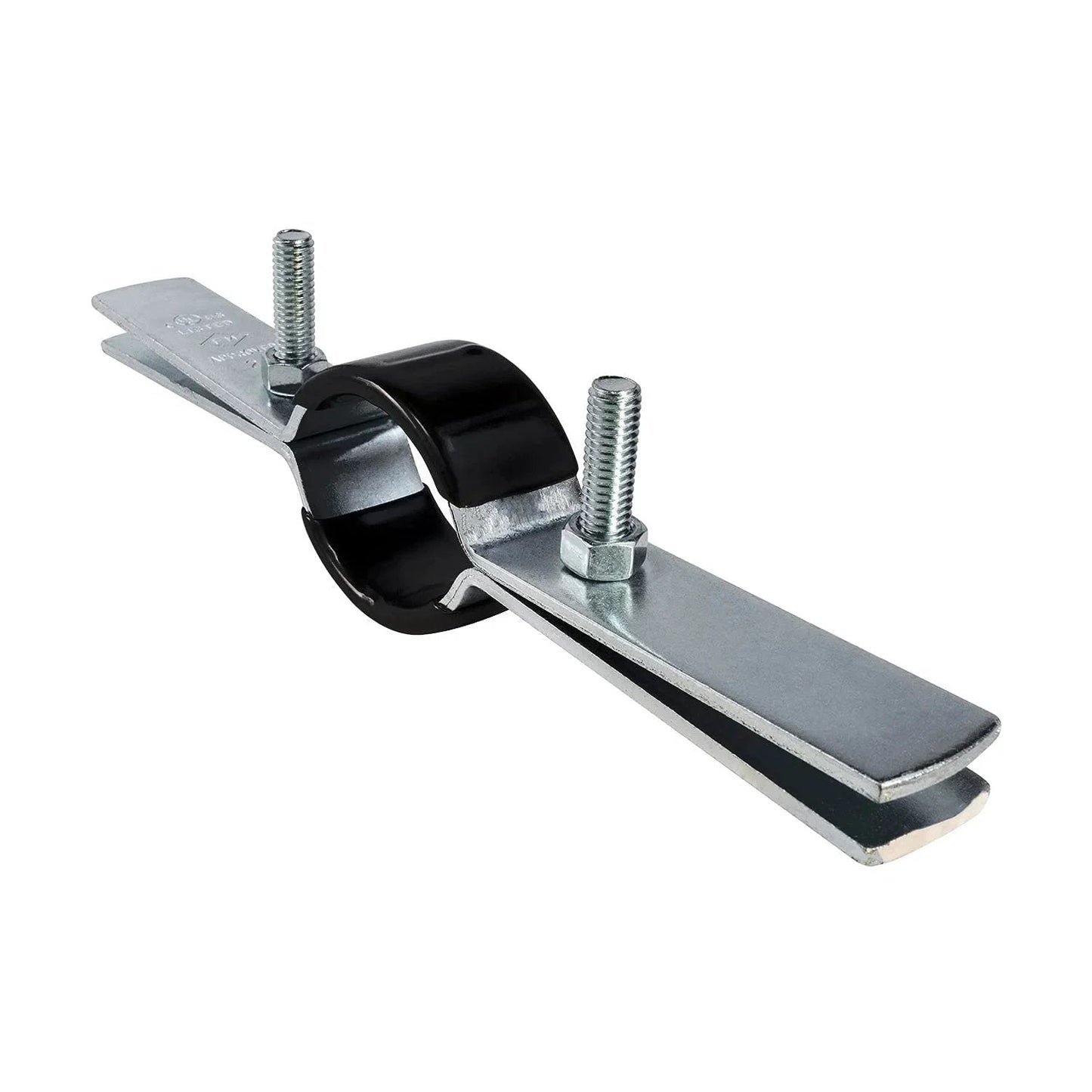 Heavy Duty Vertical Pipe Riser Clamp Hanger For Copper Iron CPVC PEX 2 In Plastic Coated Steel Supports Floor Level Pipe Runs Easy Install No Glue Needed By Highcraft