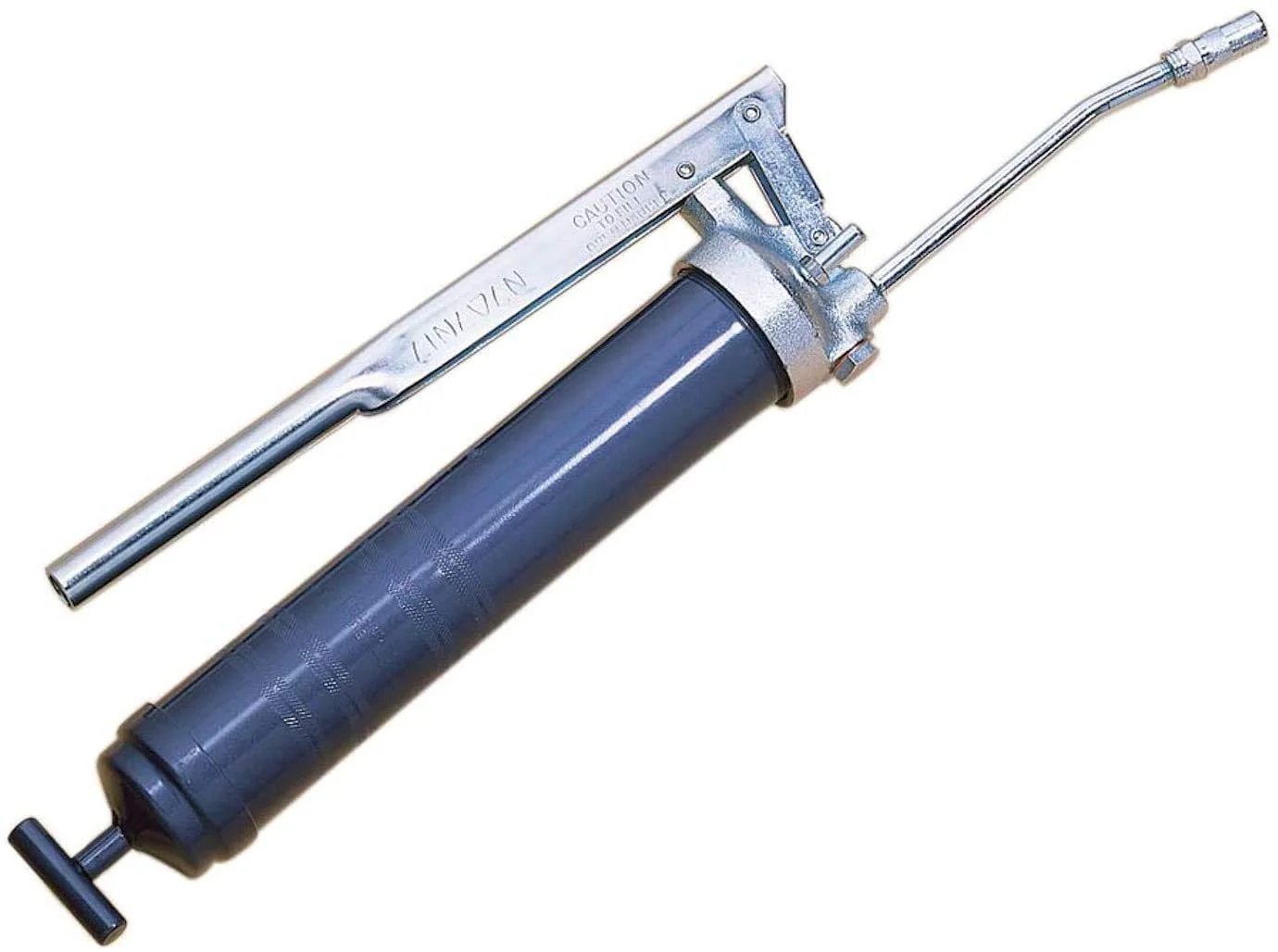 Heavy Duty Lever Action Grease Gun From Lincoln With Cast Iron Pump Head 10000 PSI Max Fits 14.5 Oz Cartridges Or 16 Oz Bulk