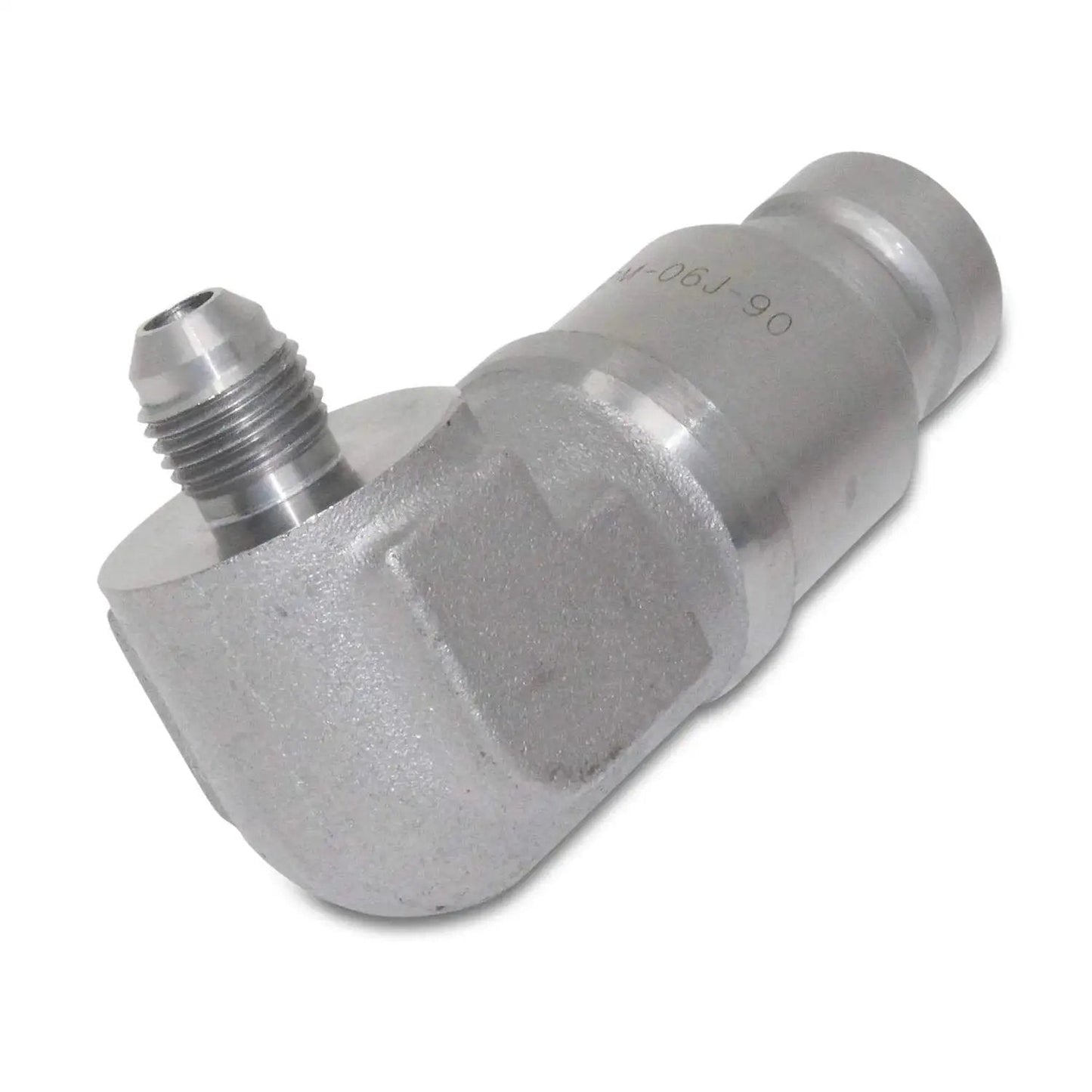 90 Degree Flat Face Skid Steer Hydraulic Quick Connect Coupler Set For 12 GPM Systems, ISO Body, Metal Construction