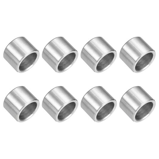 8 Pack 304 Stainless Steel Spacer 12mm ID 16mm OD 12mm Length Unthreaded Round Standoff Bushing for Screws Bolts Rods