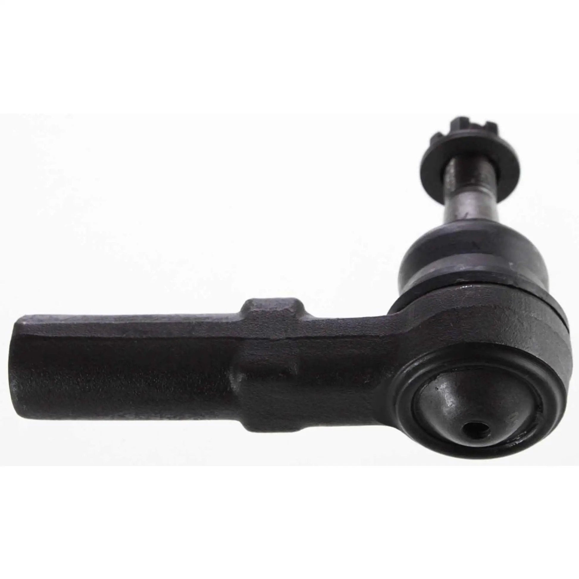 Close-up of a tie rod end from Wheel Hub Bearing Assembly Kit with Tie Rod Ends, Set of 6, Direct Fit Replacement for Buick Lucerne 2006-2011