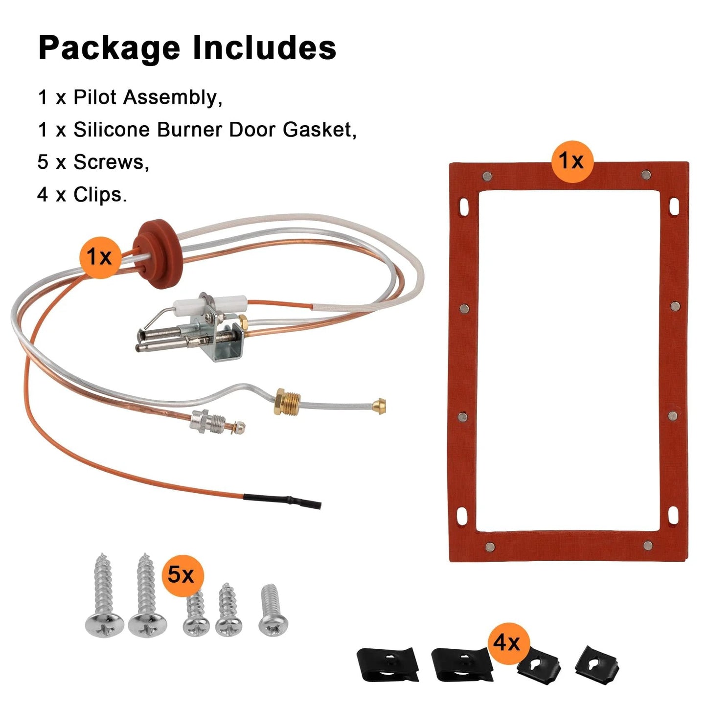 Pilot And Igniter Assembly Replacement Kit SP20075 SP20305A For Natural Gas Water Heater Easy Install Durable Replacement