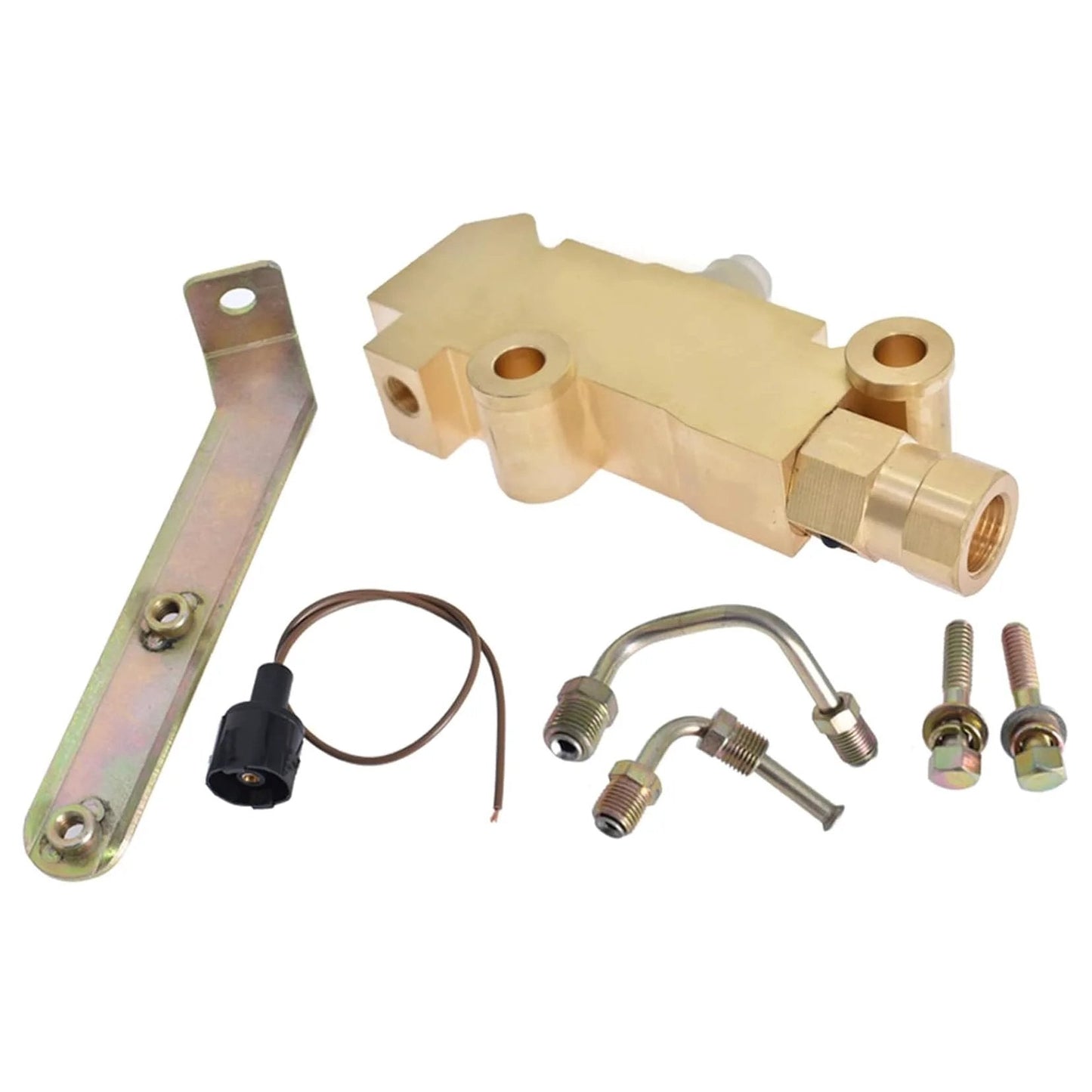 Disc Brake Proportioning Valve Kit PV4 For 1964 1974 Chevrolet Monte Carlo Nova And El Camino Front Disc Rear Drum Brakes Replacement Solid Brass Heavy Duty