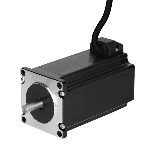 Nema 23 Stepper Motor 2000 Steps Per Revolution With Beefy 3000 mNm Torque 424.83 Oz In Bipolar 2 Phase 4 Lead 4.2 A 1.8 Degree