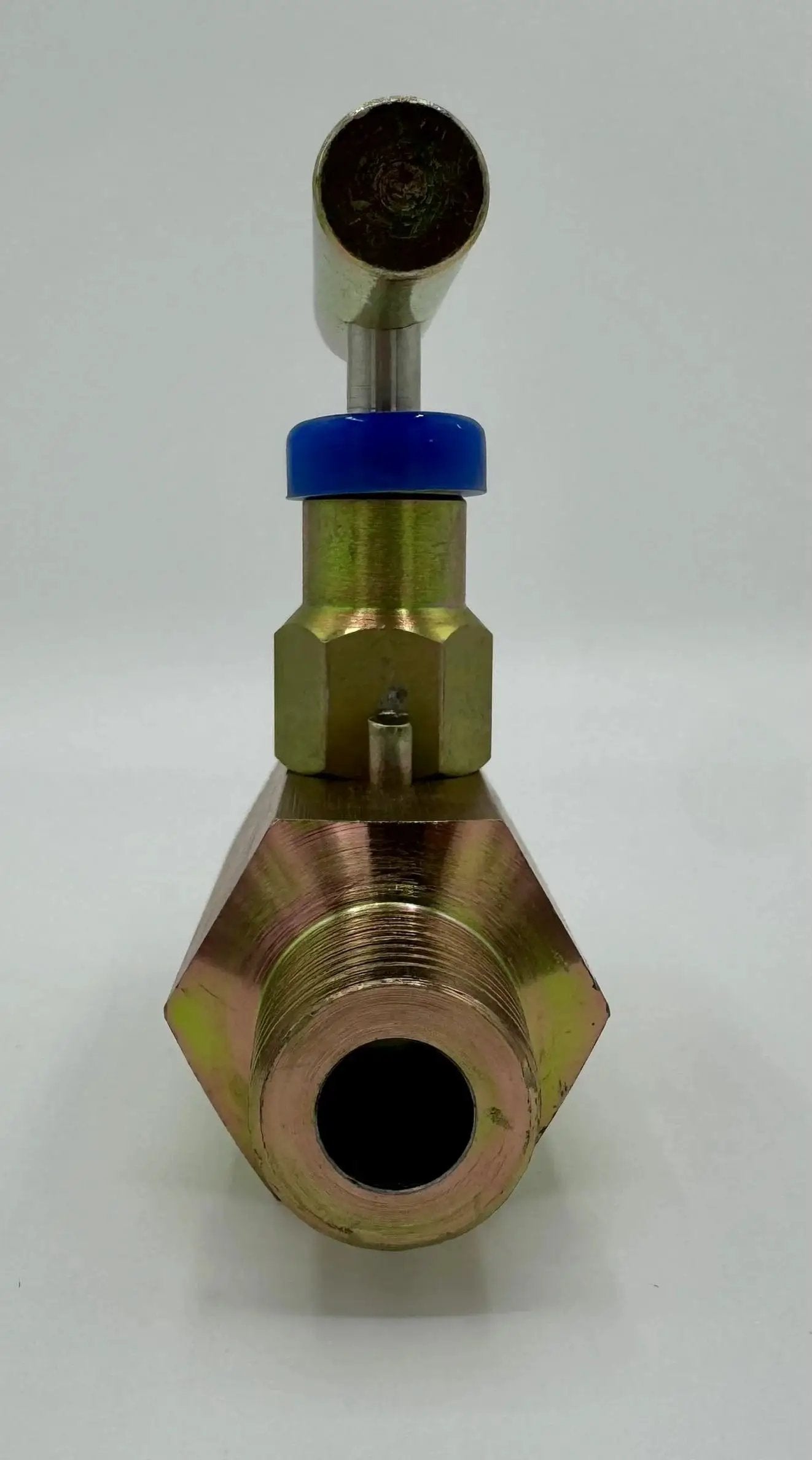 Front view of High Pressure Needle Valve One Half NPT Carbon Steel NACE Compliant MXF for Industrial Fluid Control Up To Ten Thousand PSI