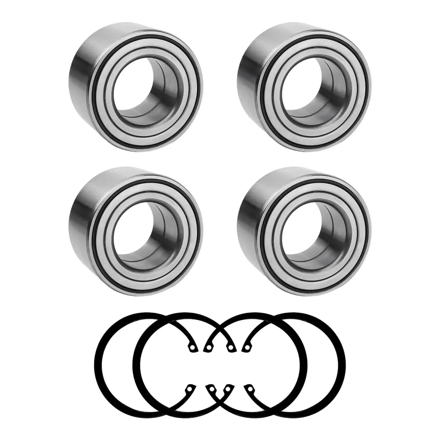 Beefed Up Front And Rear Wheel Bearing Set For Arctic Cat ATVs 250 300 350 366 400 450 500 550 650 700 100 Thundercat Prowler includes 4 Bearings 4 Circlips