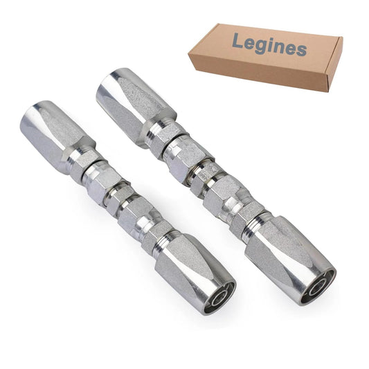 Half Inch Hydraulic Hose Repair Kit With Reusable Fittings For 4000 PSI Systems, Two Piece Set By Legines, includes fittings and box