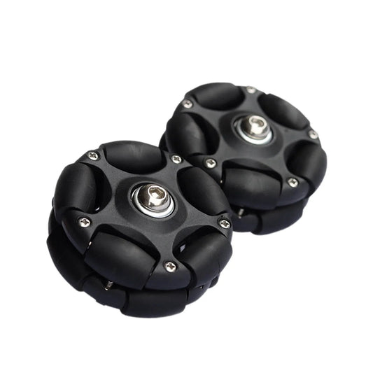 58mm Omni Directional Folding Bike Roller Replacement Wheels With Nylon Core And Aluminum Bearing Black Easy Install Durable Wear Resistant Rear Roller For Smooth Cycling And Long Lasting Performance