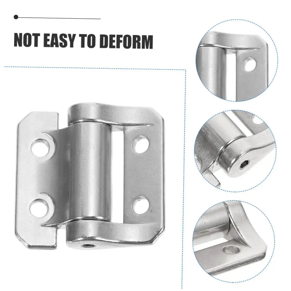 Corner Cabinet Hinge With Soft Close Function Thickened Door Hinge for kitchen cabinets and furniture, metal and wood installation view.