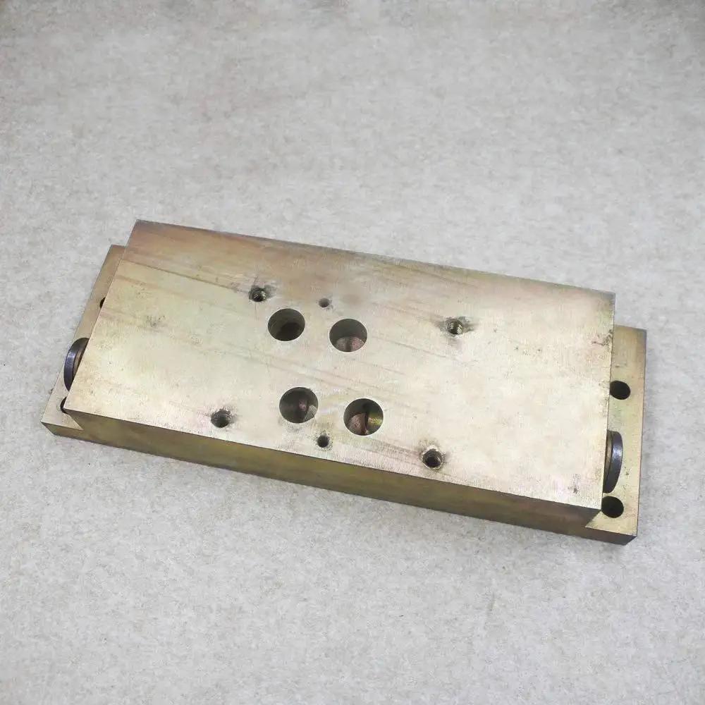 Hydraulic Manifold Top Mount For Waterjet Cutter Intensifier Pump 60k Flow Spare Part For Water Jet Cutting Machine High Pressure System Durability And Easy Install Plus Plug And Play Ready For Reliable Performance - top view