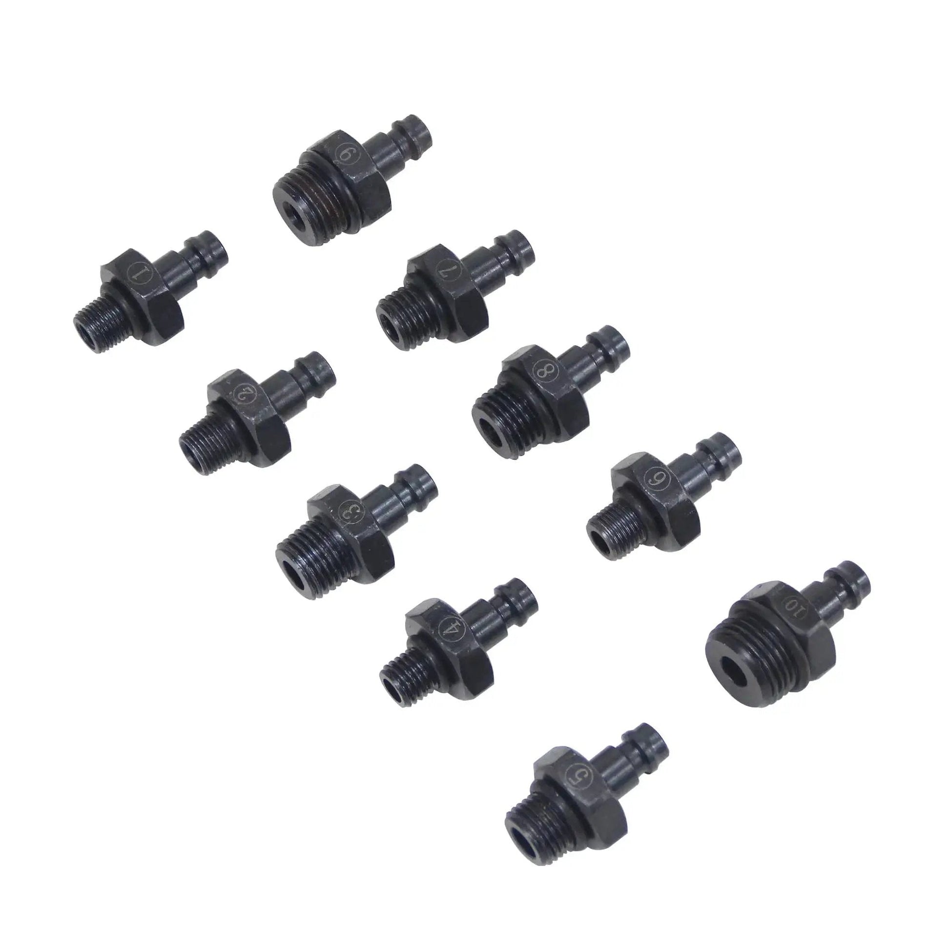 10 thread adapters for Pro Grade 0 To 140 PSI Oil Pressure Tester Gauge for cars, ATVs, trucks, enabling precise engine checks.