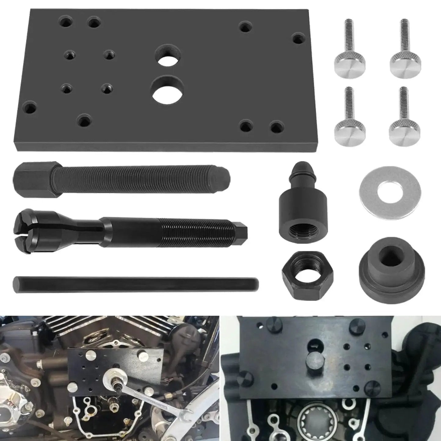 M8 Cam Inner Camshaft Needle Bearing Installer Tool Kit and Remover for 2017 and Up Milwaukee Eight Engine components and usage