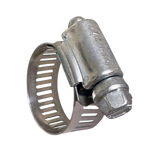 Stainless Steel Band Hose Clamp Kit For Autos And Diy Projects, 10 Pack, Size Range 1/2 To 1-1/16 Inch, HyGear 5210051, Made In USA