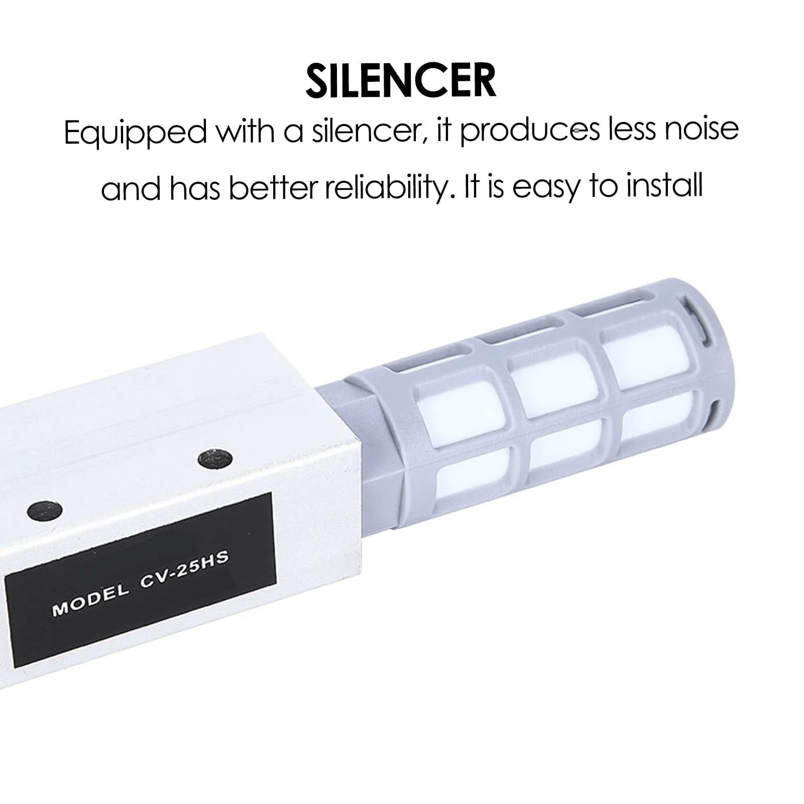 Pneumatic Vacuum Generator For Automation Compact Air Operated Venturi Vacuum Pump Aluminum Alloy Construction with silencer