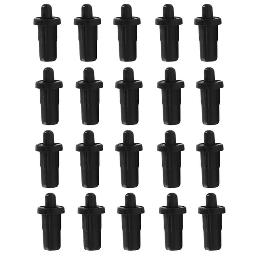 20 Pcs Cabinet Door Dampers Pin Plunger Replacement Kit For Window Shutters Black Easy Install Buffer Pins For Smooth Quiet Close And No Squeak Operation In Home Improvement Projects