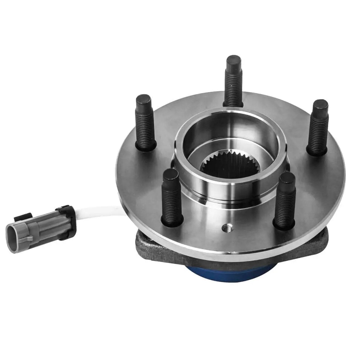 Front Wheel Hub And Bearing Assembly 5 Lug With ABS Compatible With Buick Allure Century Lacrosse Lucerne Regal Cadillac shown