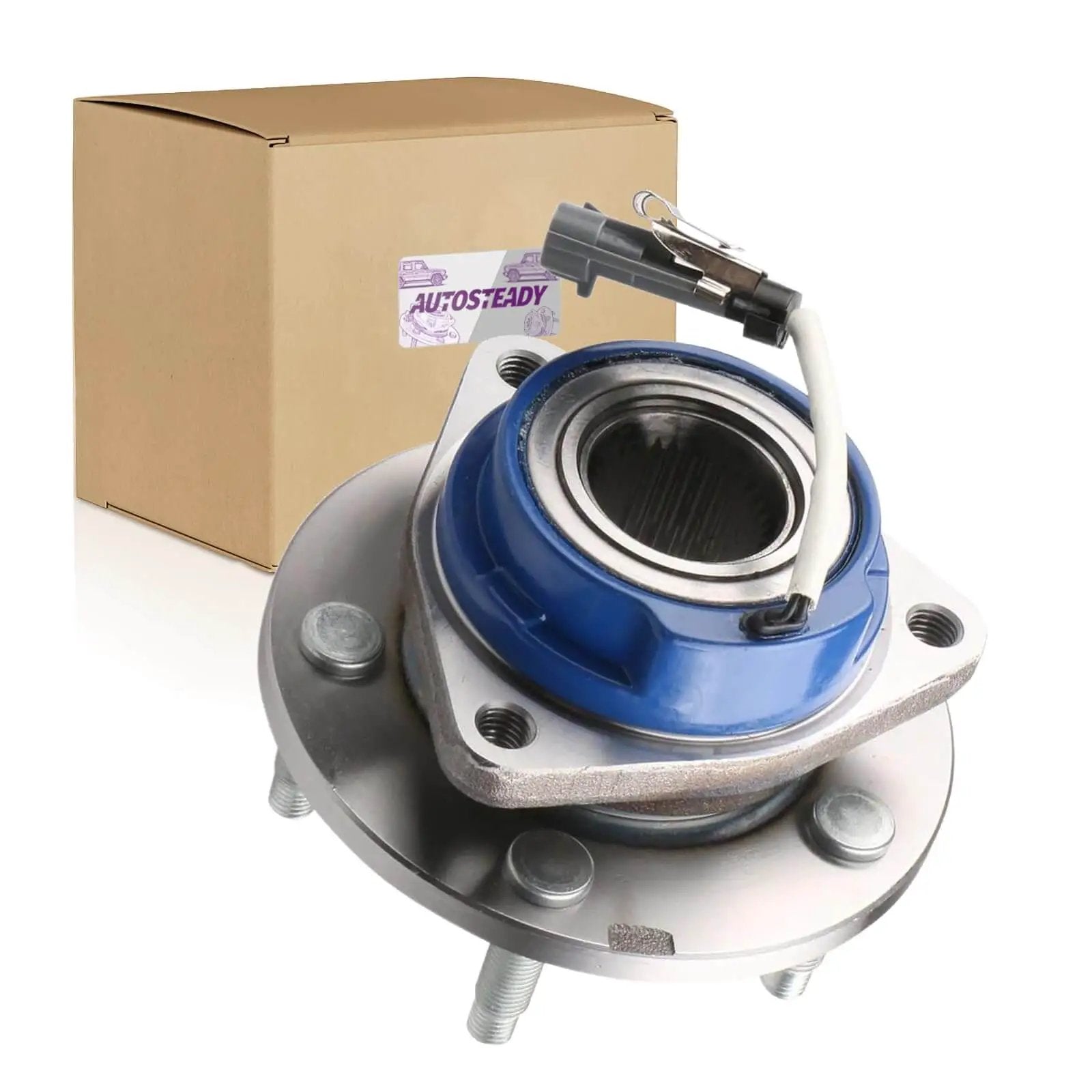 Single Hub Assembly Front or Rear Replacement for 2001-2005 Pontiac Aztek Montana, 2002-2005 Chevrolet Venture Uplander Terraza